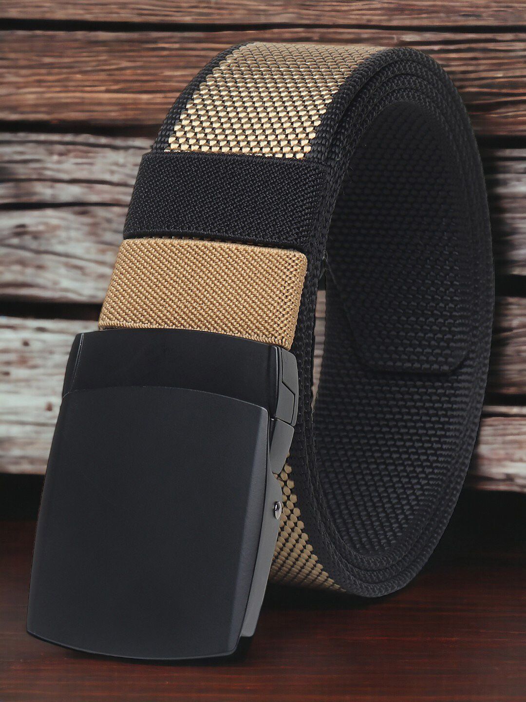 ZORO Men Textured Canvas Reversible Belt-picture-23