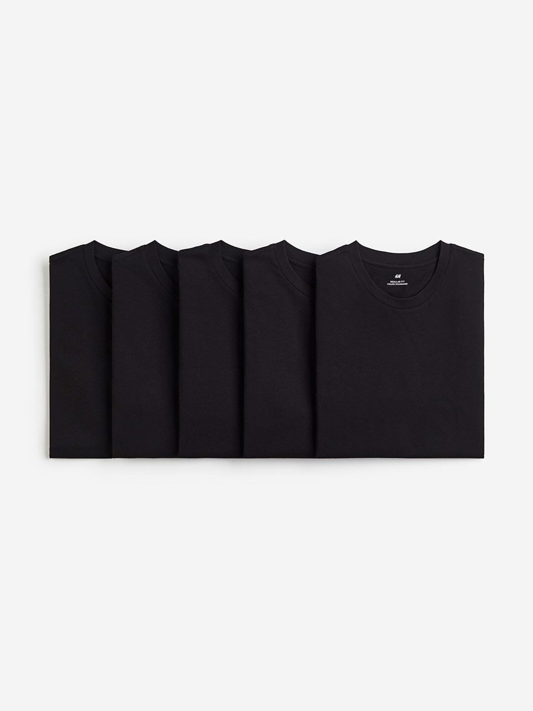 H&M Men 5-Pack Regular Fit T-shirts