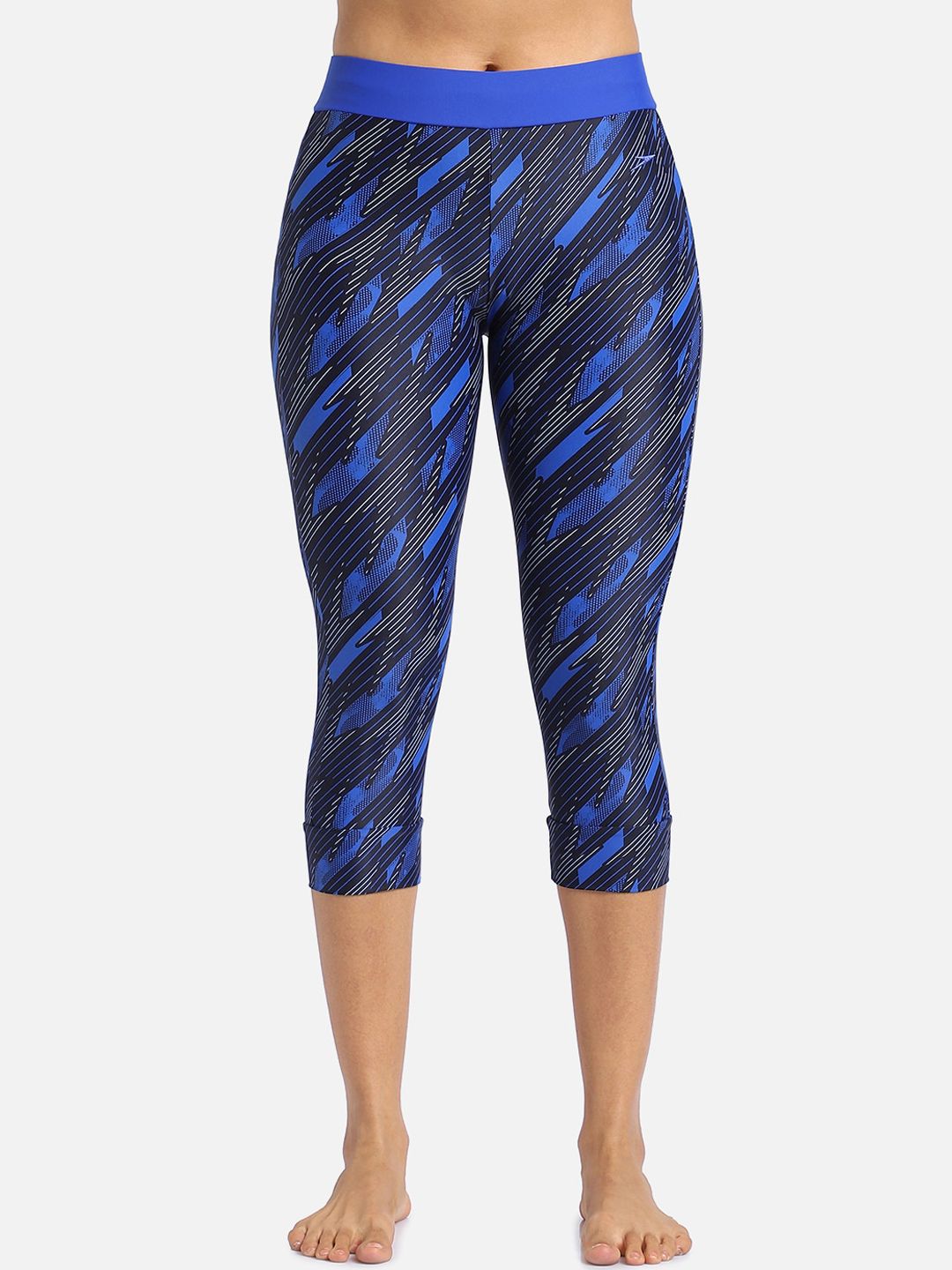 Speedo Women Slim Fit High-Waist Swim Capris-image-25
