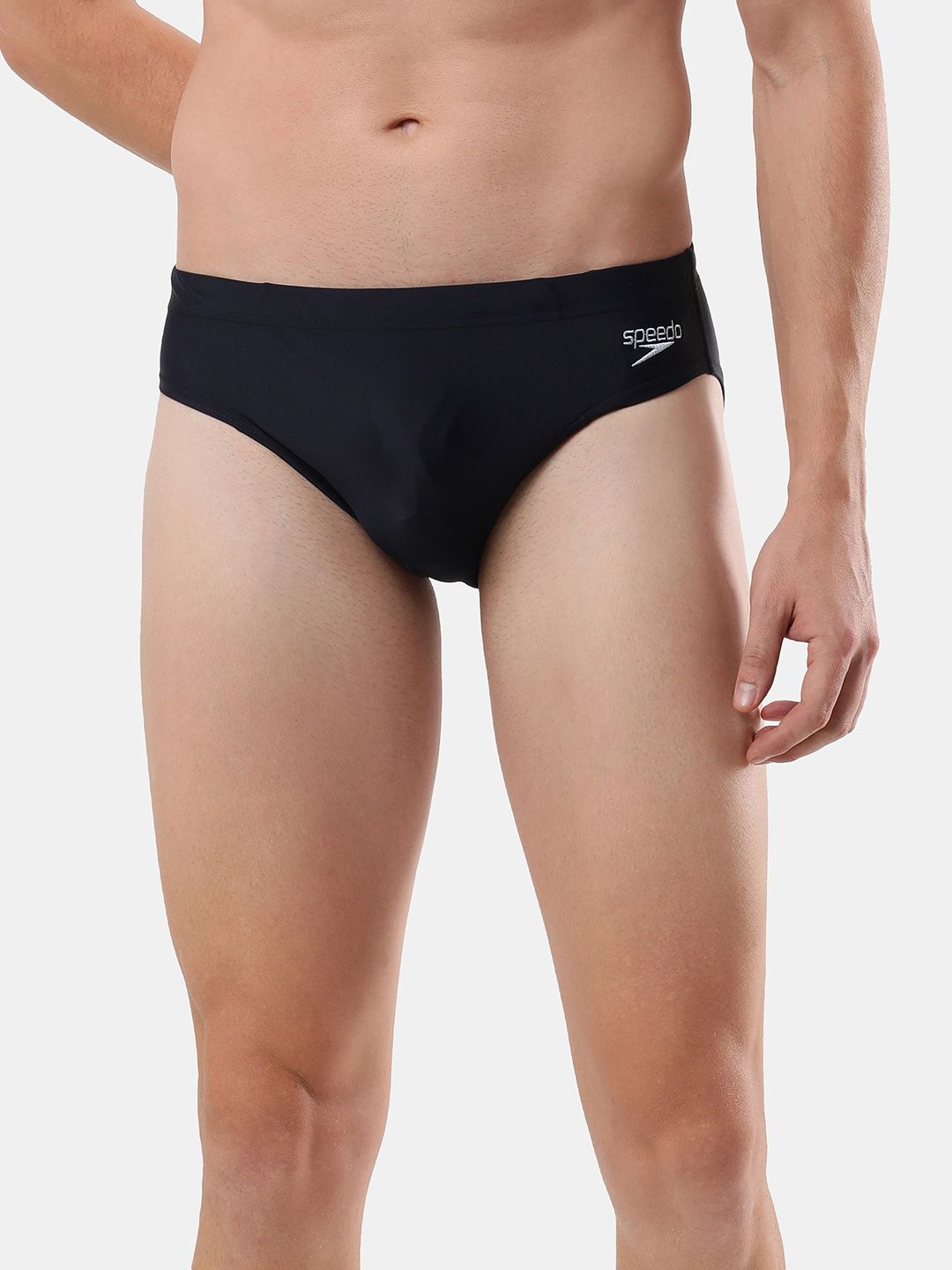 Speedo Men Brand Logo Printed Swim Briefs-image-39
