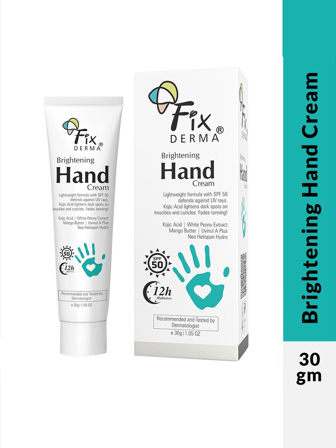 FIXDERMA Brightening Hand Cream With Kojic Acid - 30g