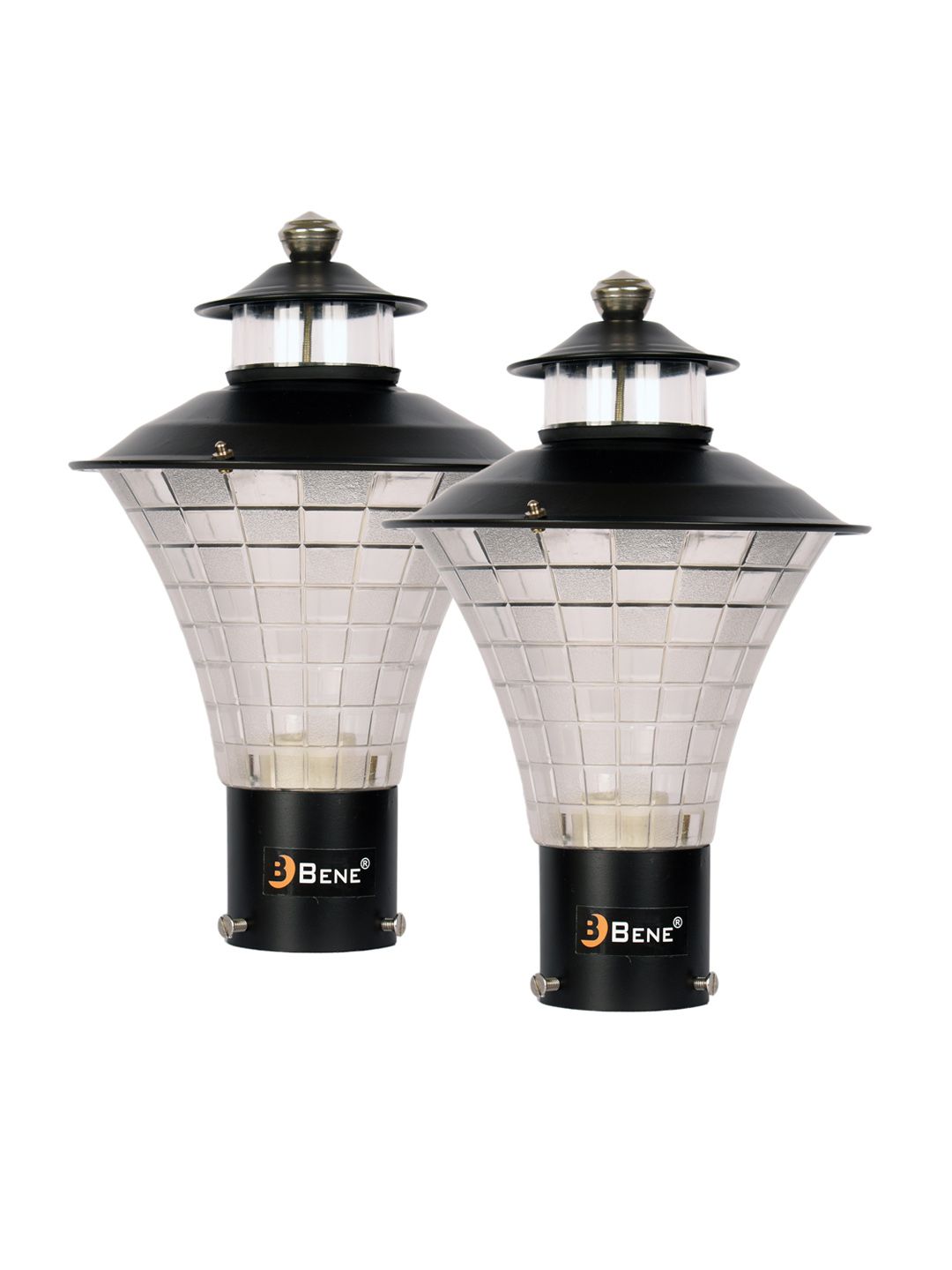 BENE Black & White 2 Pieces Waterproof Outdoor Lamps-picture-31