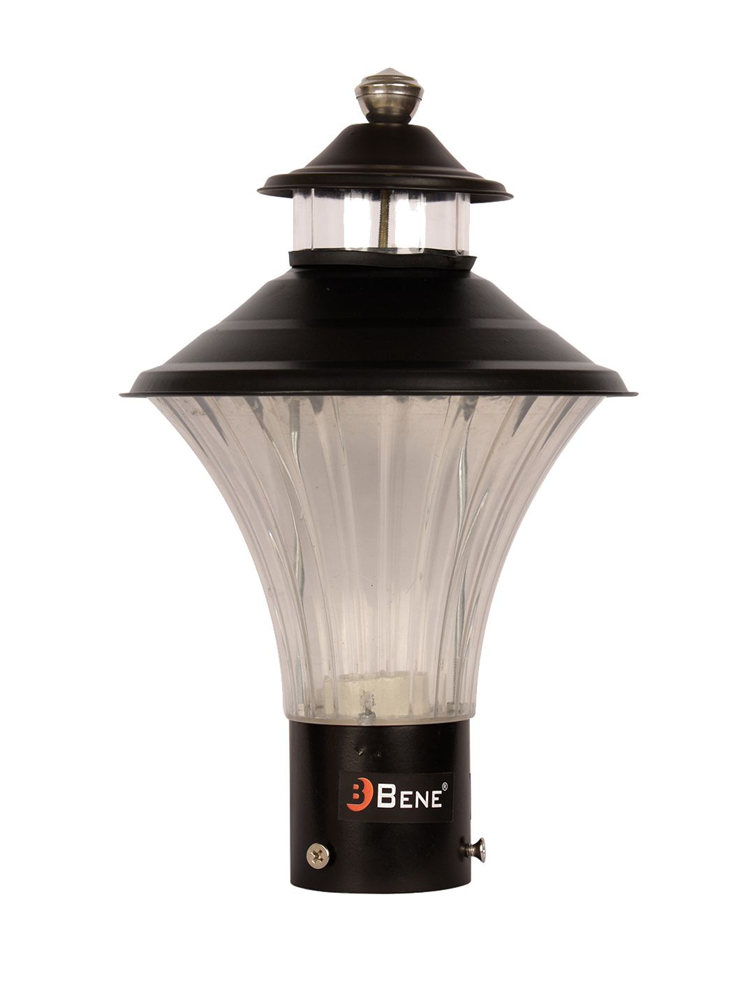 BENE Black Stainless Steel Garden Lamp-picture-5