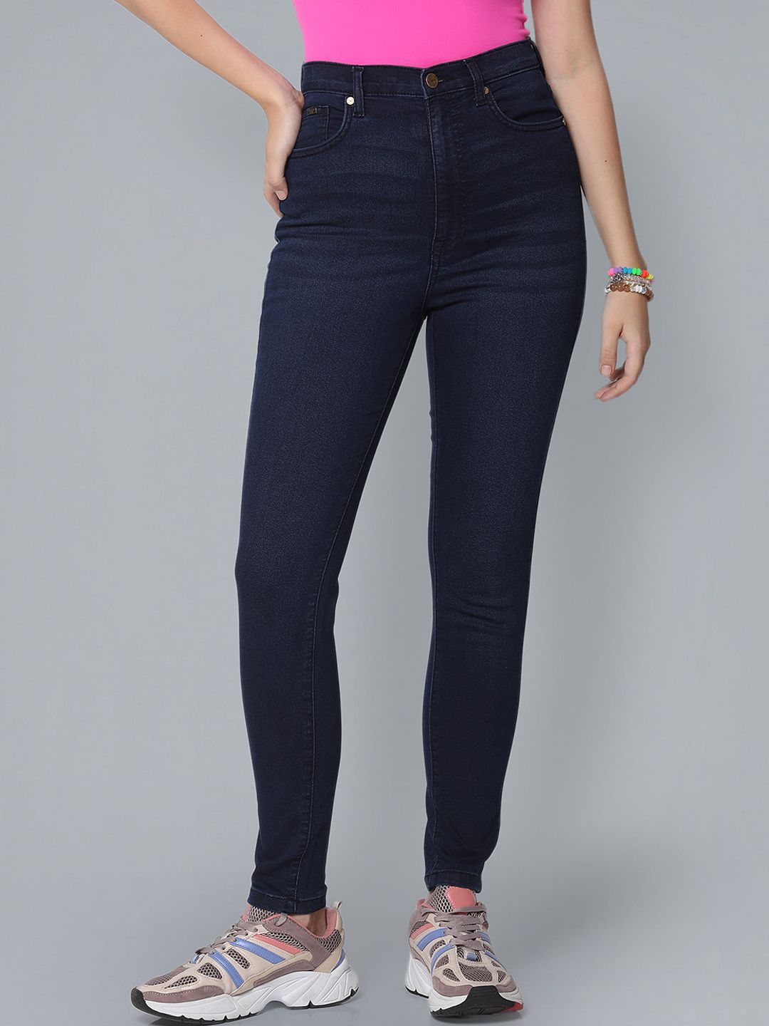 Flying Machine Women Skinny Fit High-Rise Stretchable Jeans-picture-42