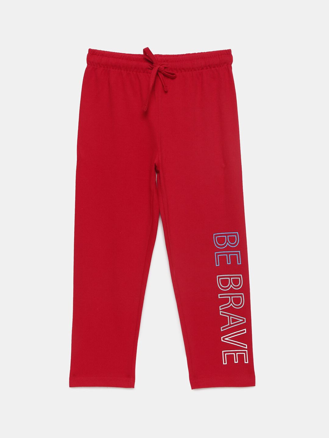 mackly Girls Printed Mid-Rise Pure Cotton Straight Lounge Pants-picture-16