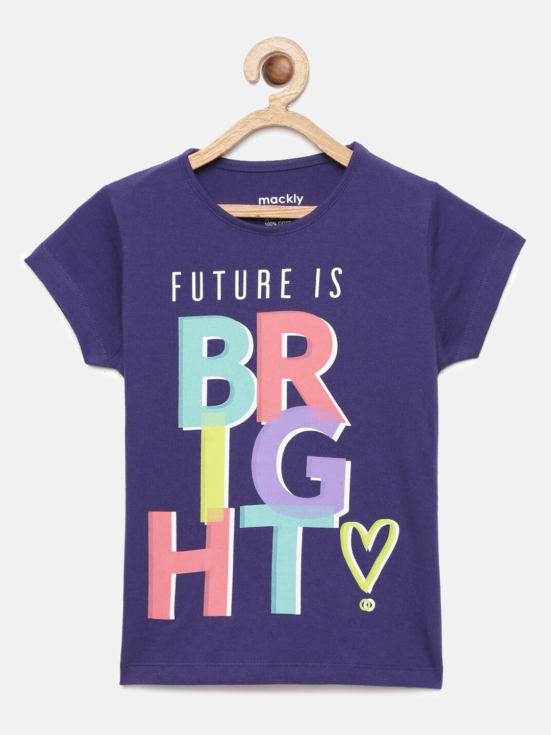 mackly Girls Printed Pure Cotton Lounge Tshirt-picture-17