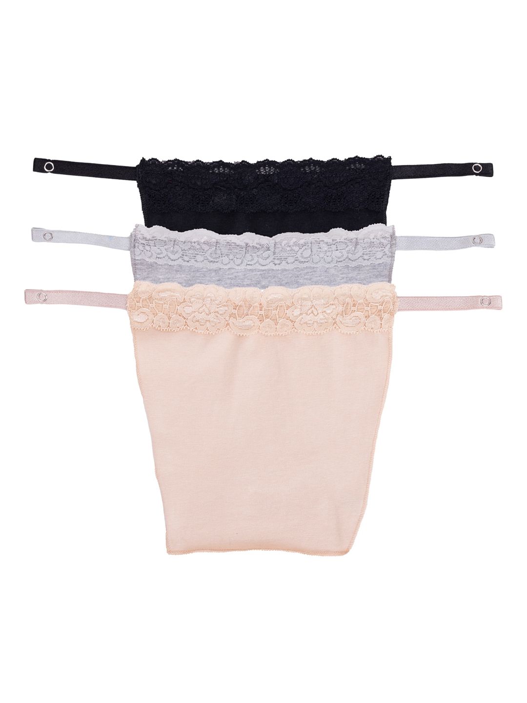 Finesse Miracle Cami Pack Of 3 Clip On Mock Camisoles