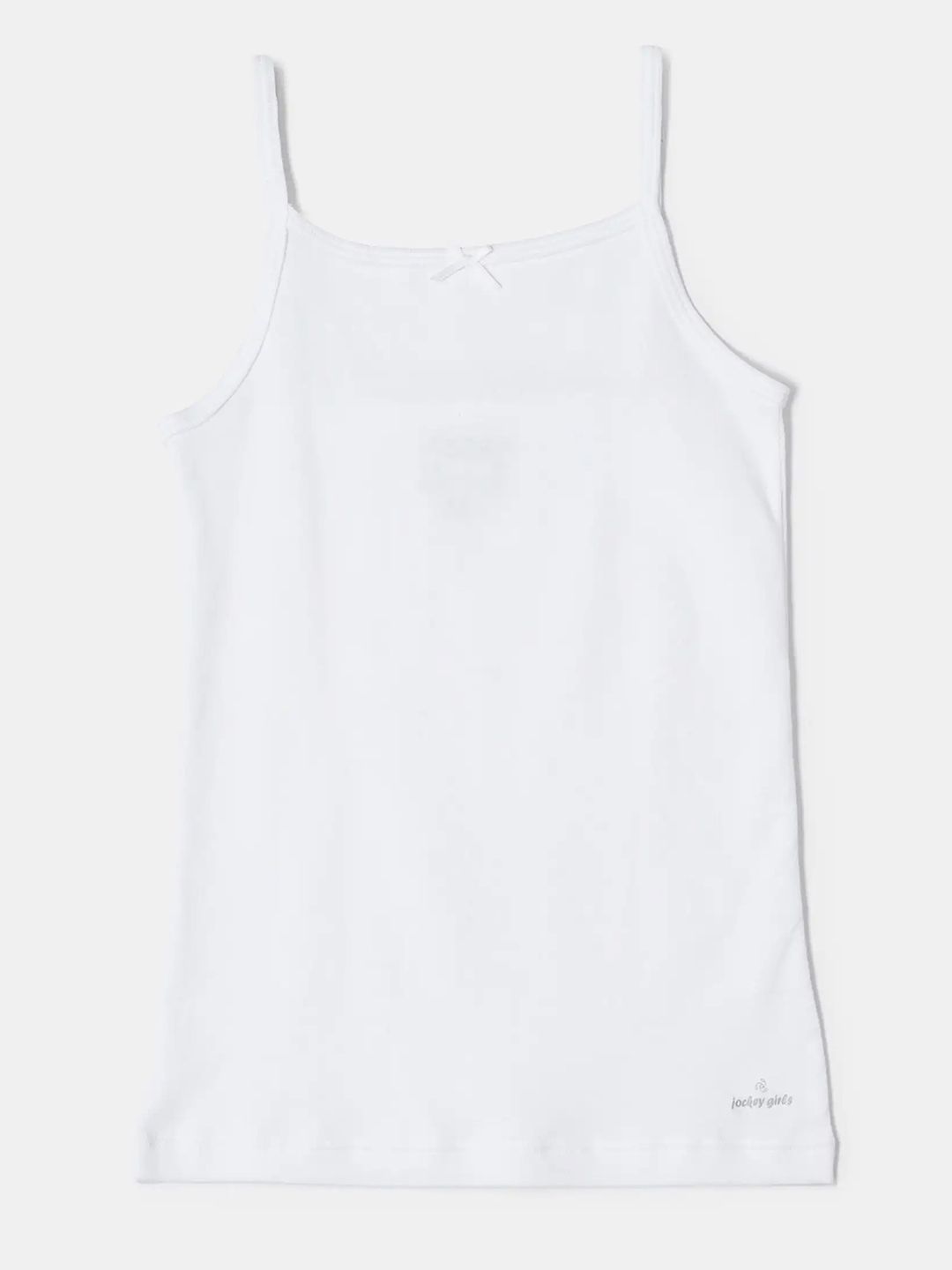 Jockey Girls Super Combed Cotton Rib Fabric Regular Straps Camisole - SG04-picture-41