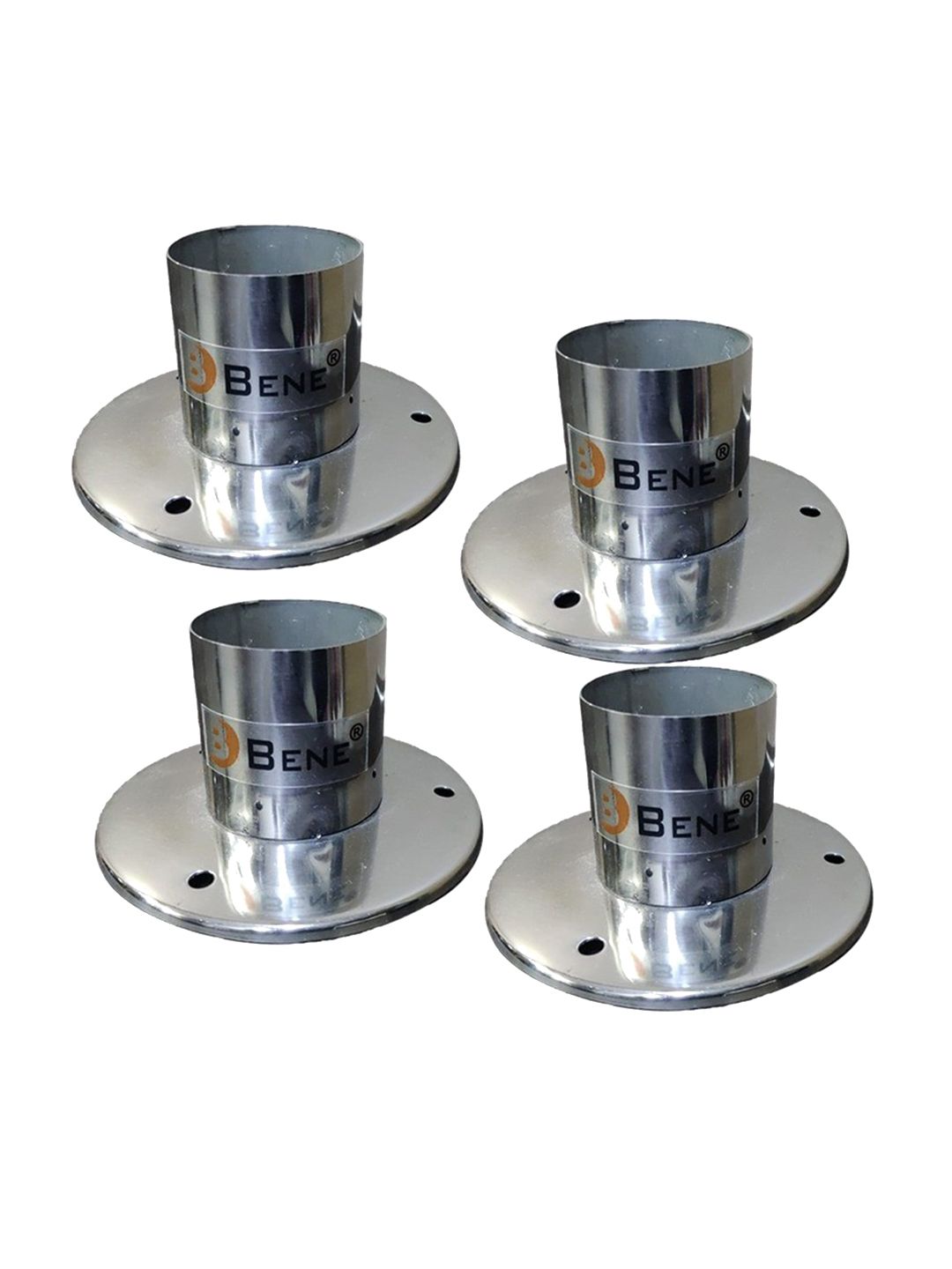 BENE Silver toned 4 Pcs Spherical Metal Outdoor Lamps-picture-42