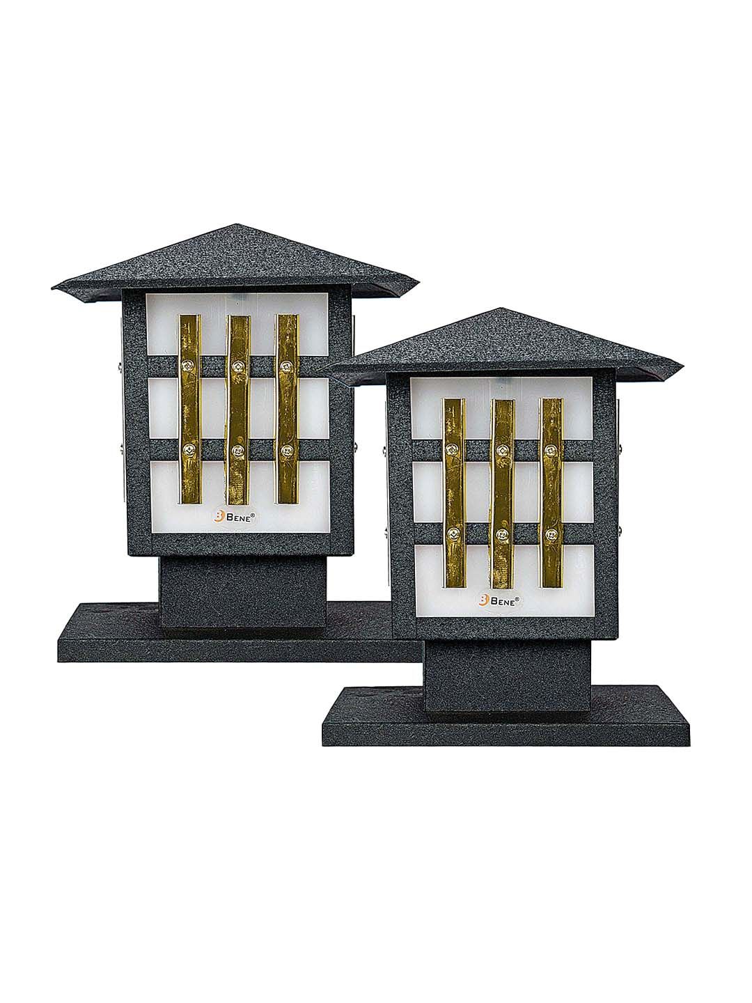 BENE Black & White 2 Pieces Waterproof & Rustproof Outdoor Lamps-picture-32