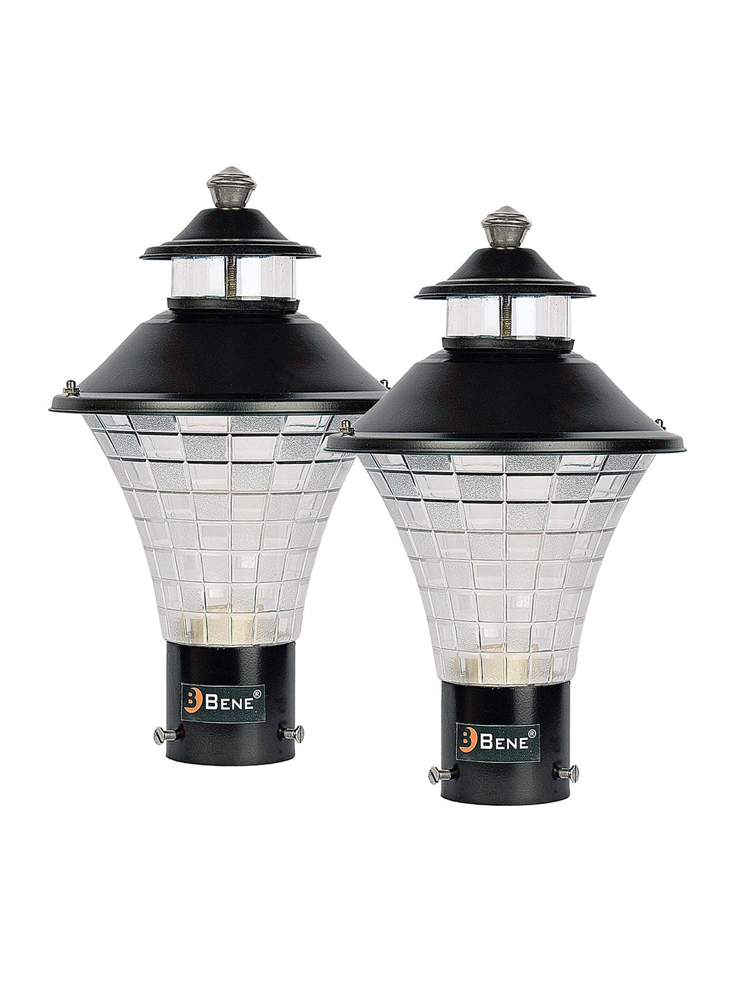 BENE Black and White 2 Pieces Self Assembly Outdoor Lamps-picture-47