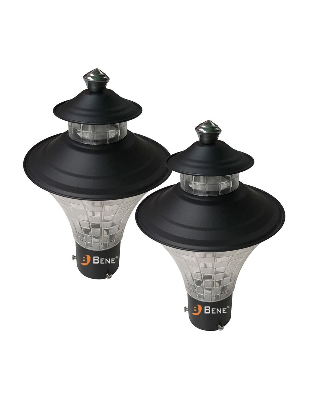 BENE 2 Pieces Black & White Waterproof Metal Outdoor Lamps-picture-43