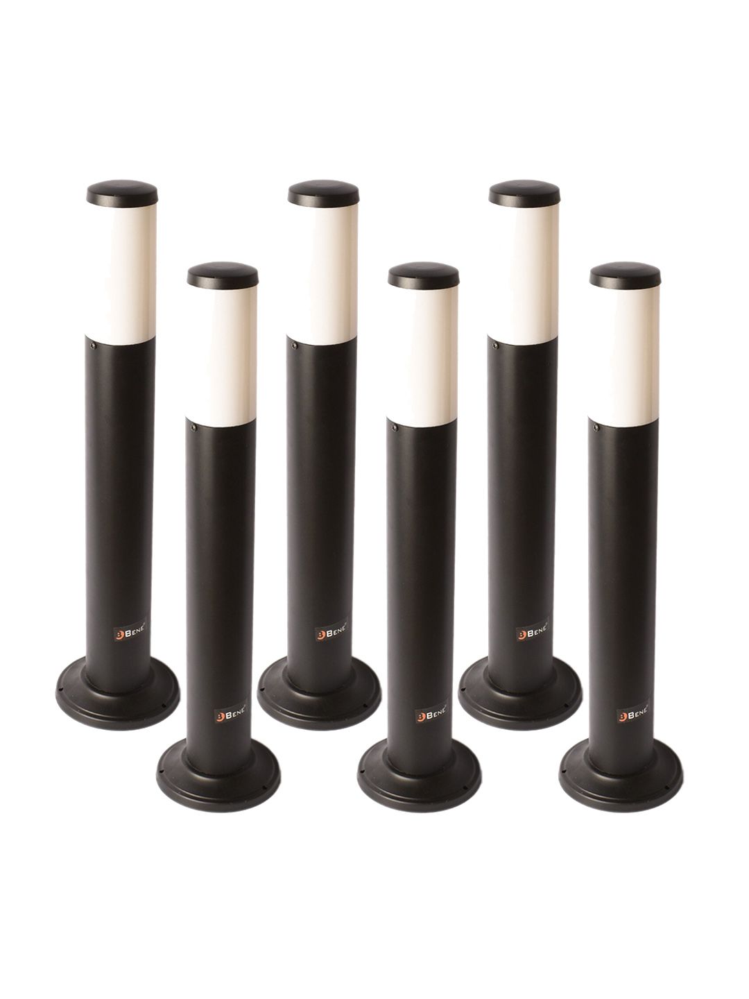 BENE Benjamin Bollard Black & White 6 Pieces Waterproof & Rustproof Outdoor Lamps-picture-24