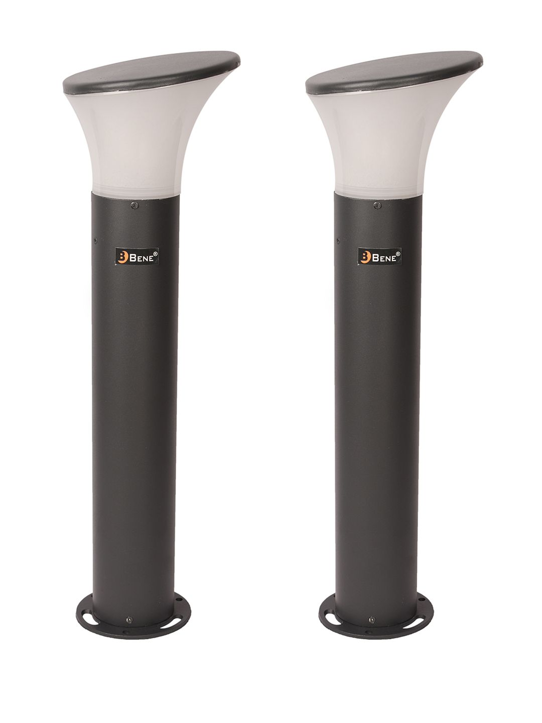 BENE Grey & Black  2 Pcs Metal Self-Assembly Outdoor Lamps-image-13
