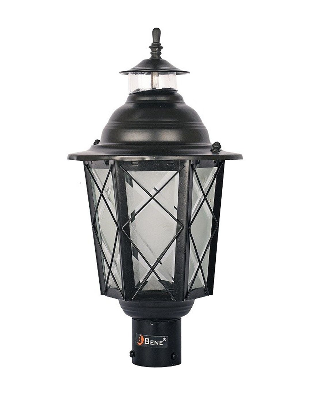 BENE Black & Transparent Textured Outdoor Lamps-picture-15
