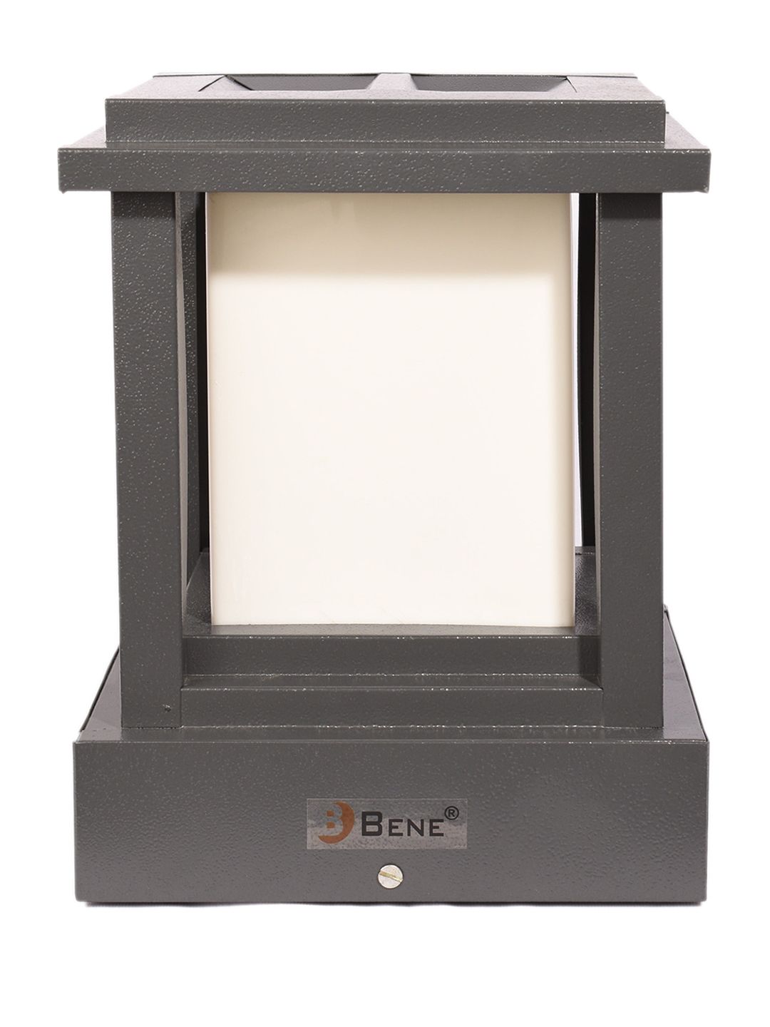 BENE Grey & White Rectangle Self-Assembly Metal Outdoor Lamp-picture-25