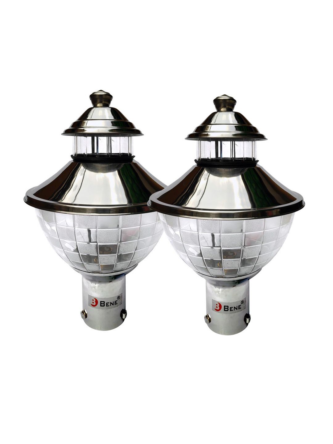 BENE Grey 2 Pieces Self-Assembly Outdoor Lamps-image-11