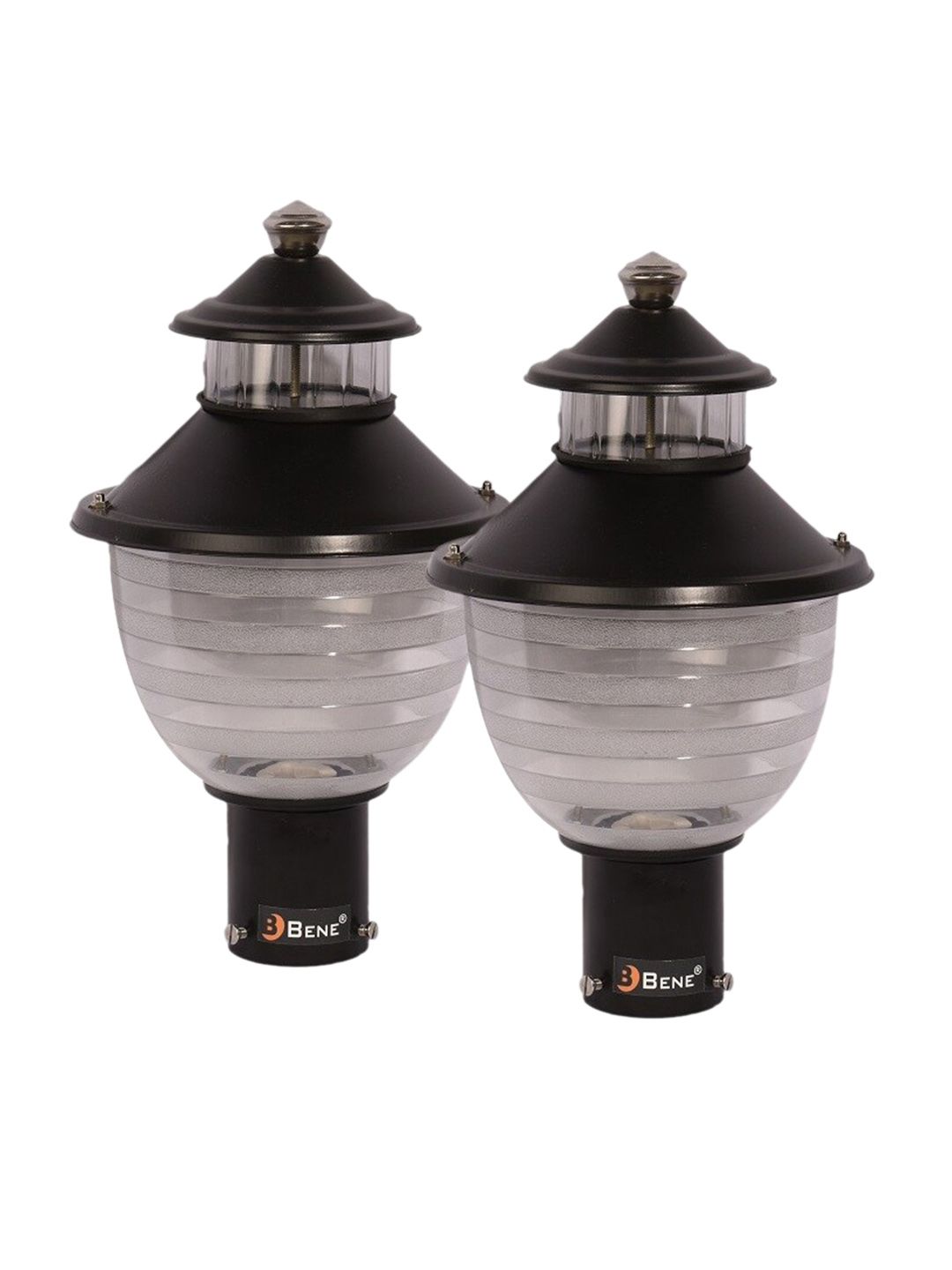 BENE Black and Grey 2 Pieces Self Assembly Outdoor Lamps-picture-31
