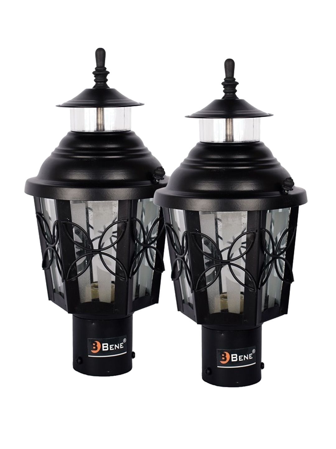 BENE Black 2 Pieces Waterproof & Rustproof Outdoor Lamps-picture-30