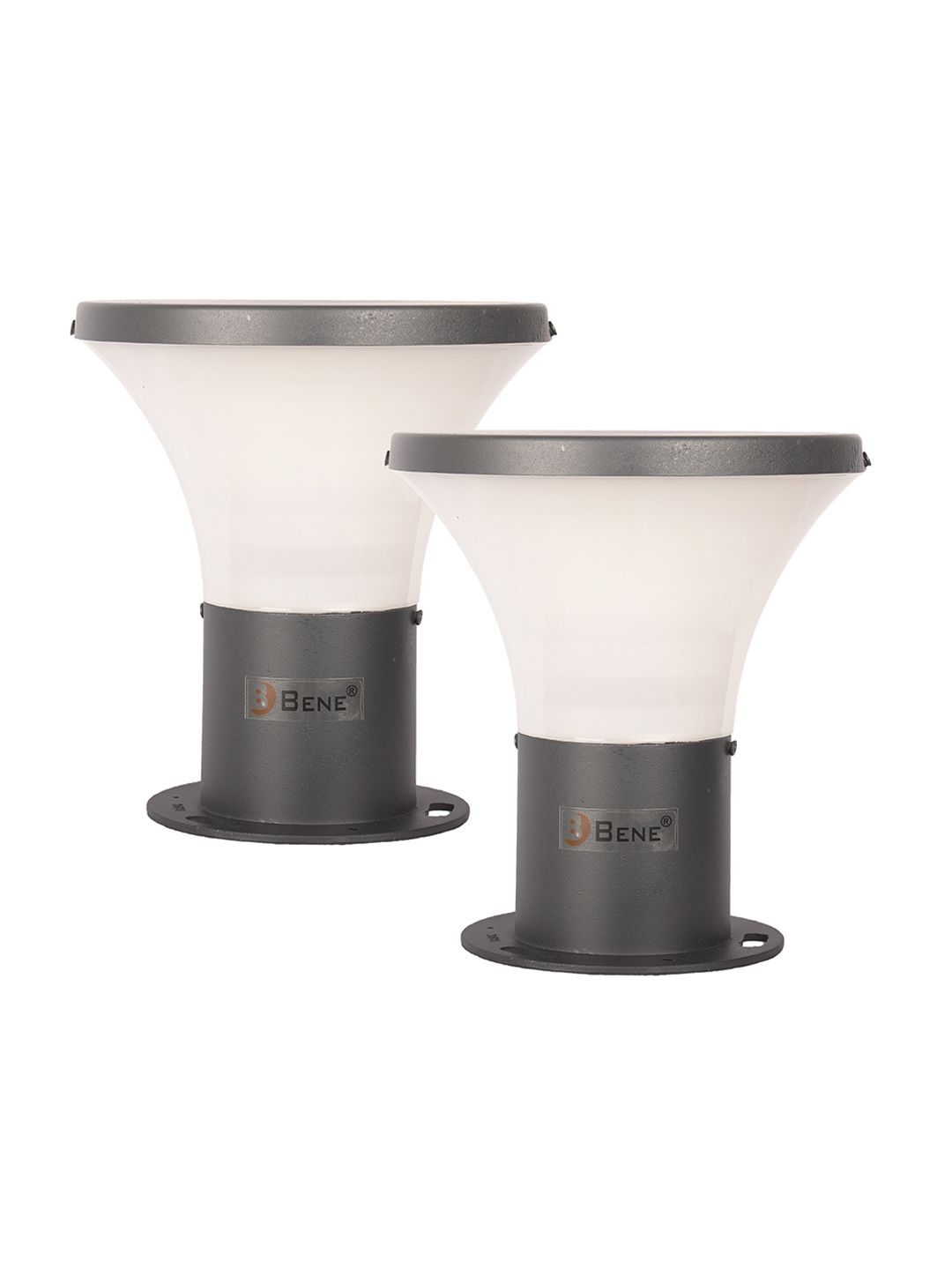 BENE Grey & White 2 Pieces Waterproof & Rustproof Outdoor Lamps-image-25