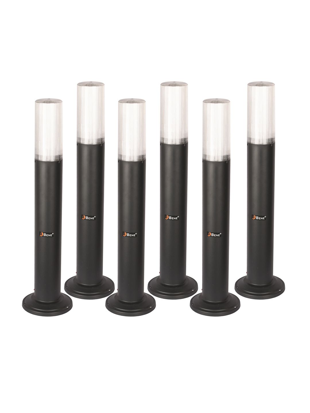 BENE Benjamin Bollard Black & White 6 Pieces Waterproof & Rustproof Outdoor Lamps-picture-7