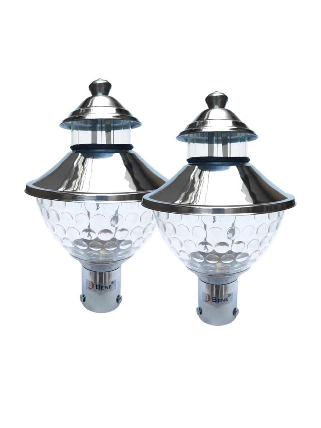 BENE Grey & White 2 Pieces Frustum Self-Assembly Outdoor Lamps-picture-32