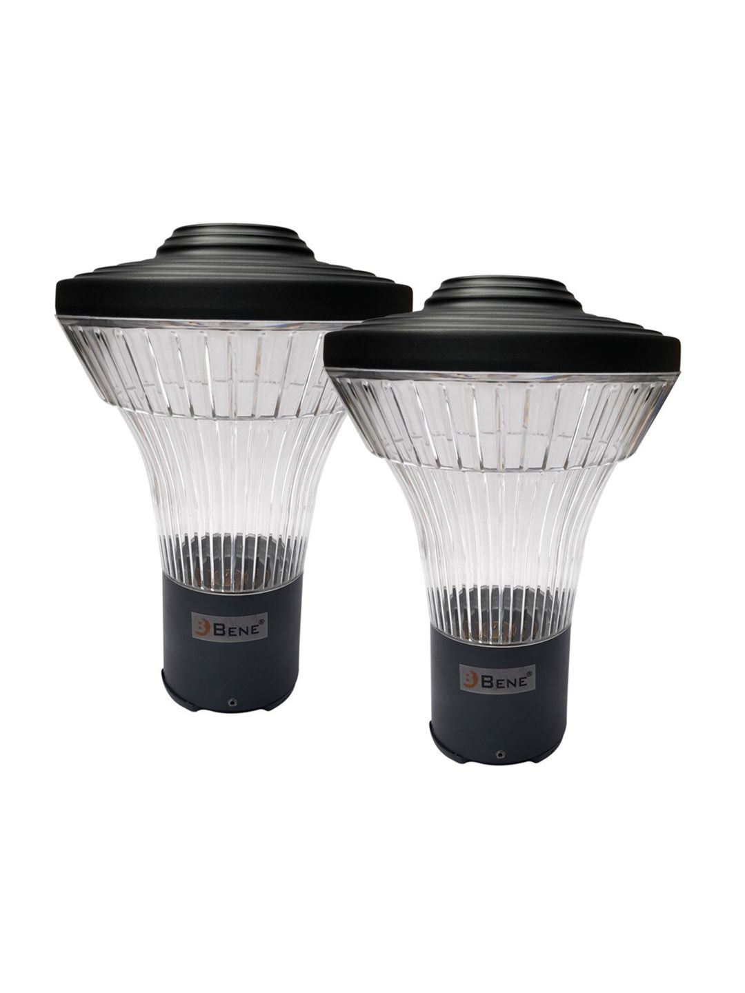 BENE 2-Pcs Black & White Self-Assembly Outdoor Lamps-image-13
