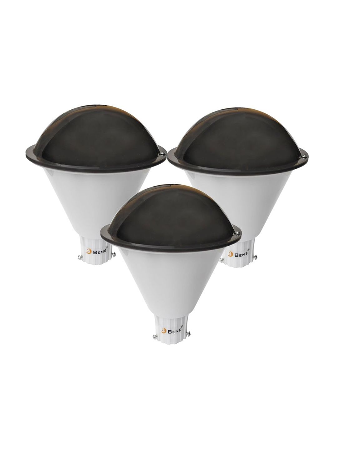 BENE Black & White 3 Pieces Abstract Shaped Self-Assembly Outdoor Lamps-picture-39