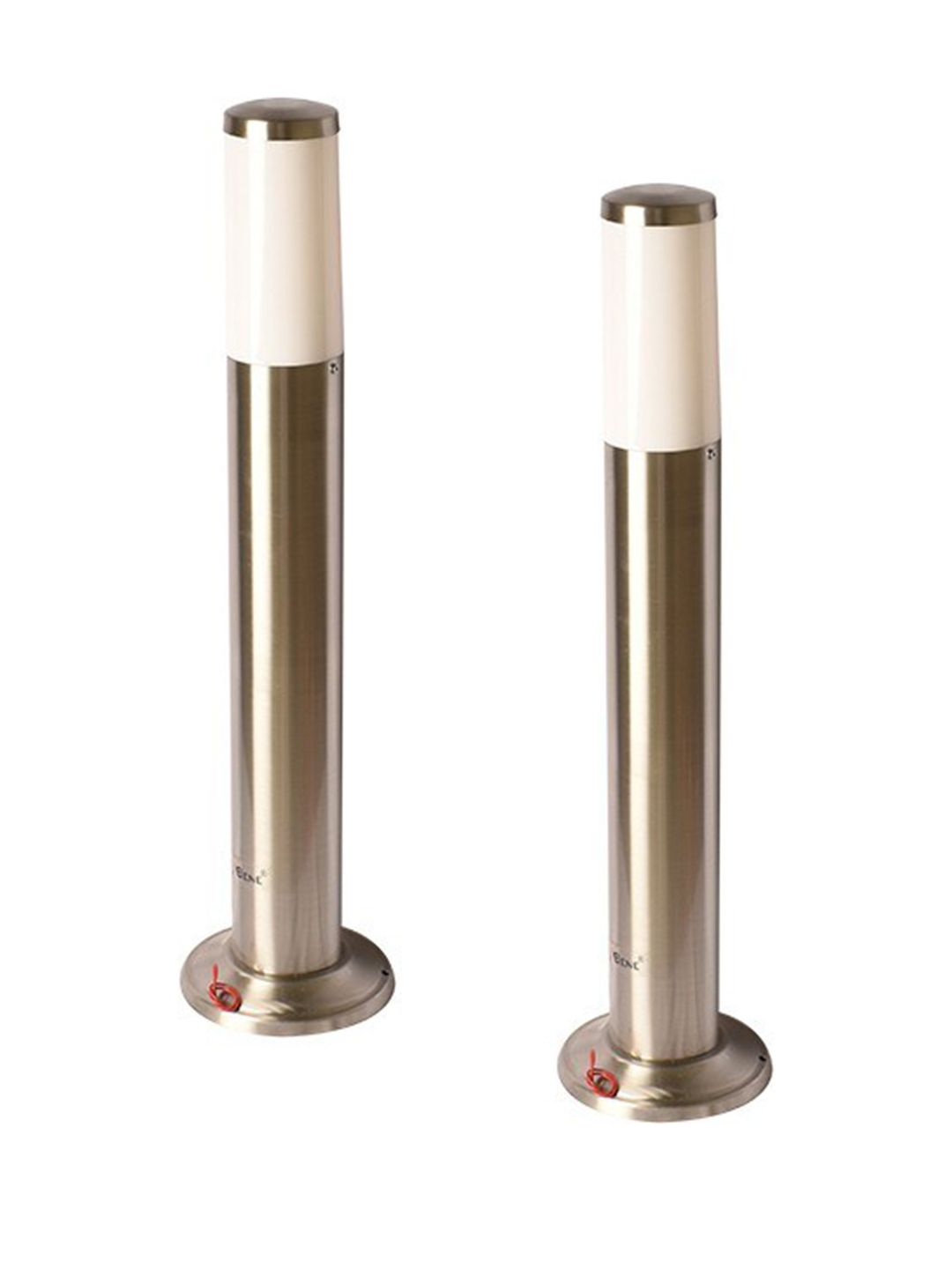BENE Benjamin Bollard Grey & White 2 Pieces Self-Assembly Outdoor Lamps-picture-41
