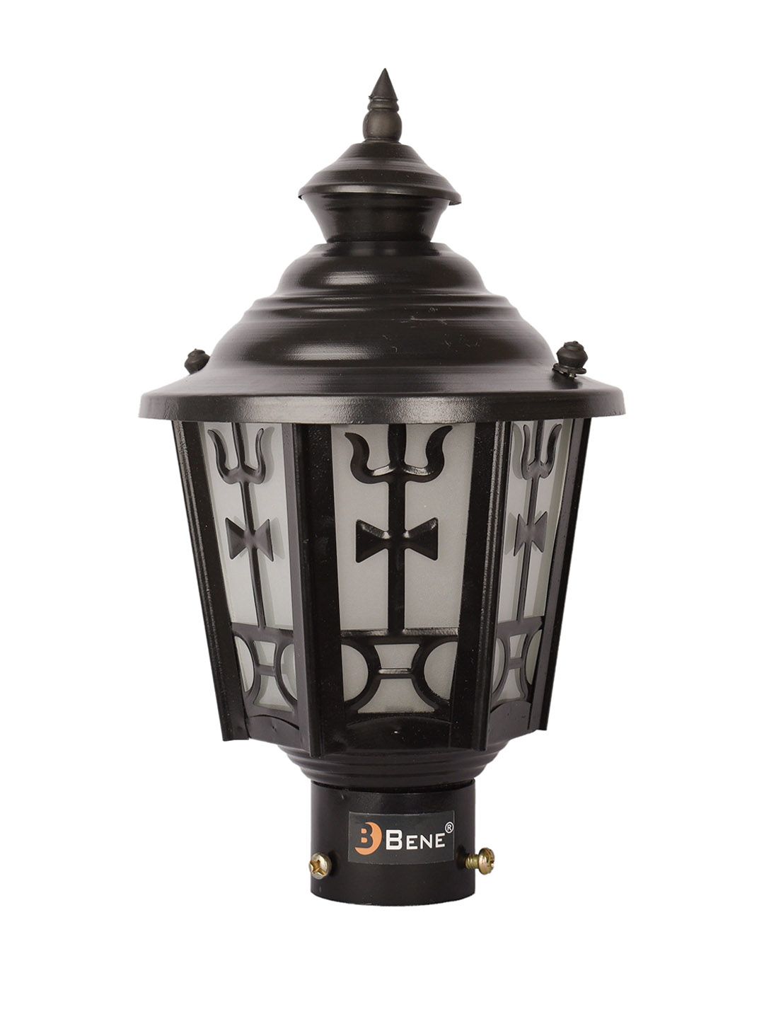 BENE Ohio Black & Grey Spherical Metal Self-Assembly Outdoor Lamps-picture-39