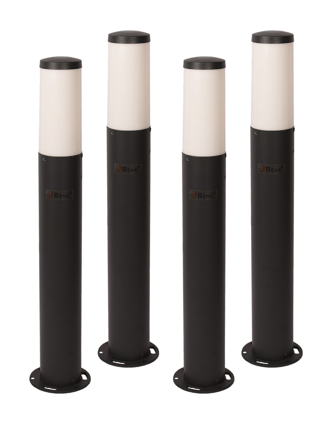 BENE Benjamin Bollard Grey & White 4Pcs Cylindrical Waterproof & Rustproof Outdoor Lamps-image-24
