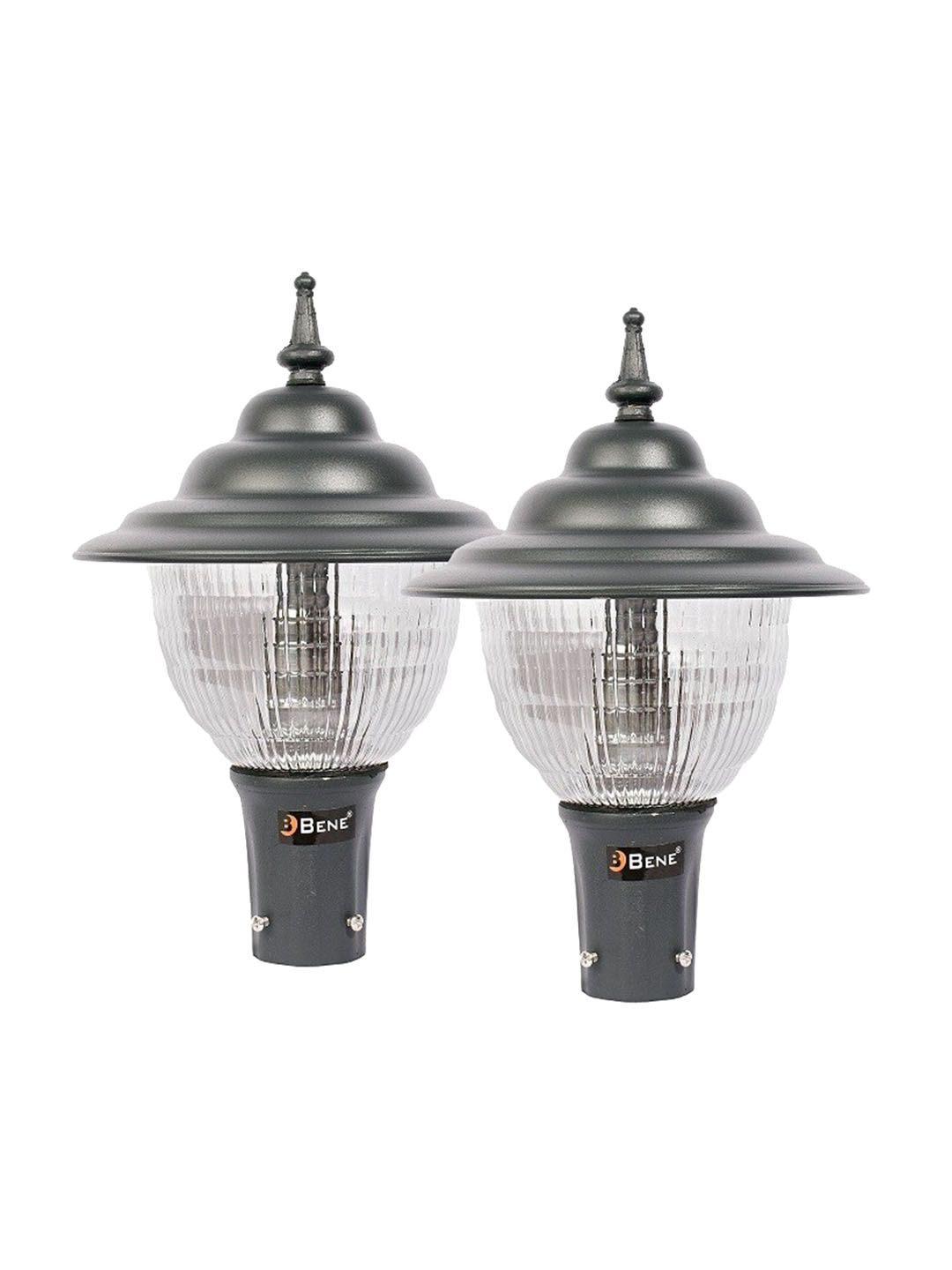 BENE Kazan 2 Pieces Grey & White Stainless Steel Outdoor Lamps-image-10