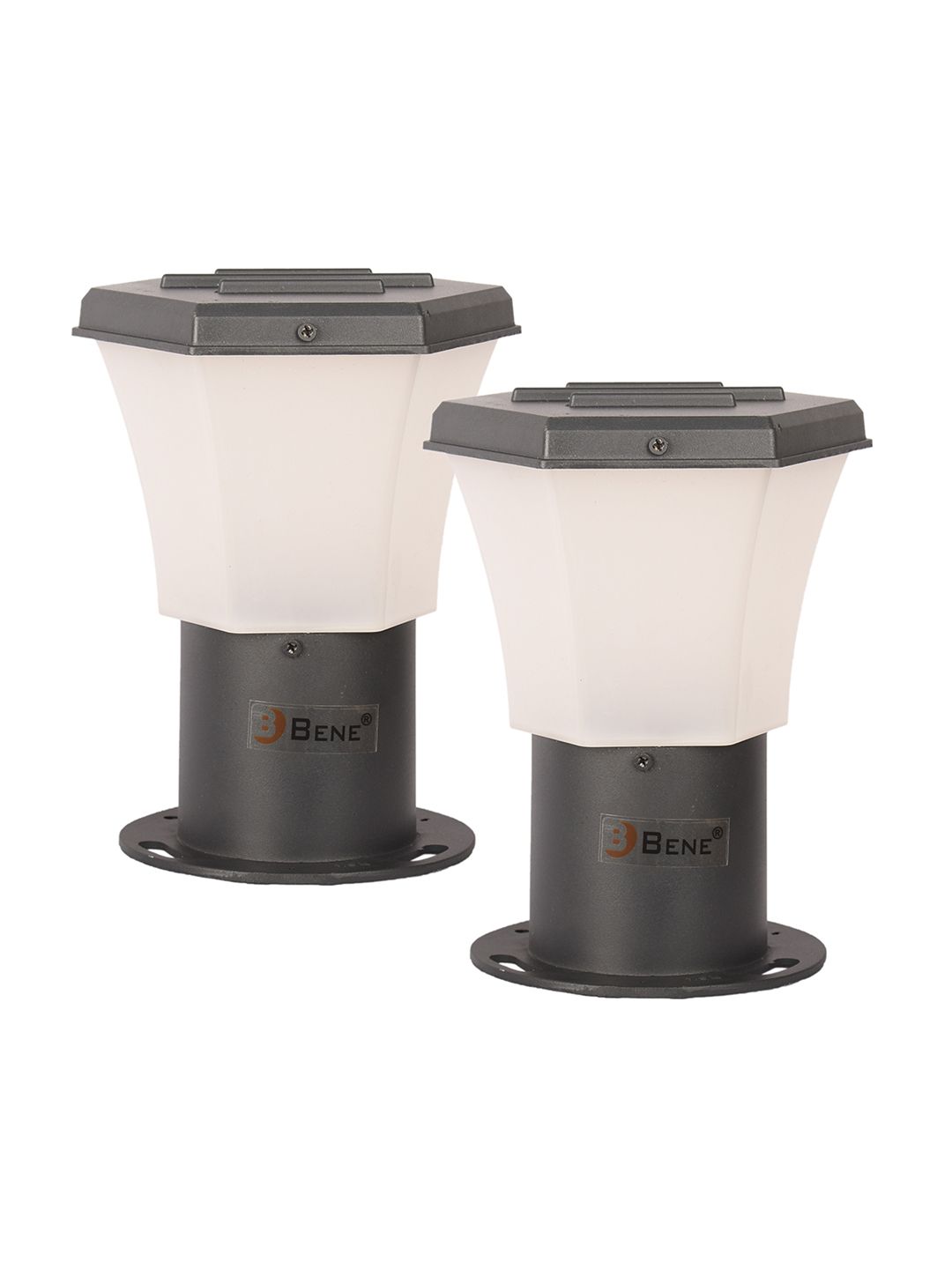 BENE Zibo Grey & White 2 Pieces Aluminium Outdoor Lamps-picture-4