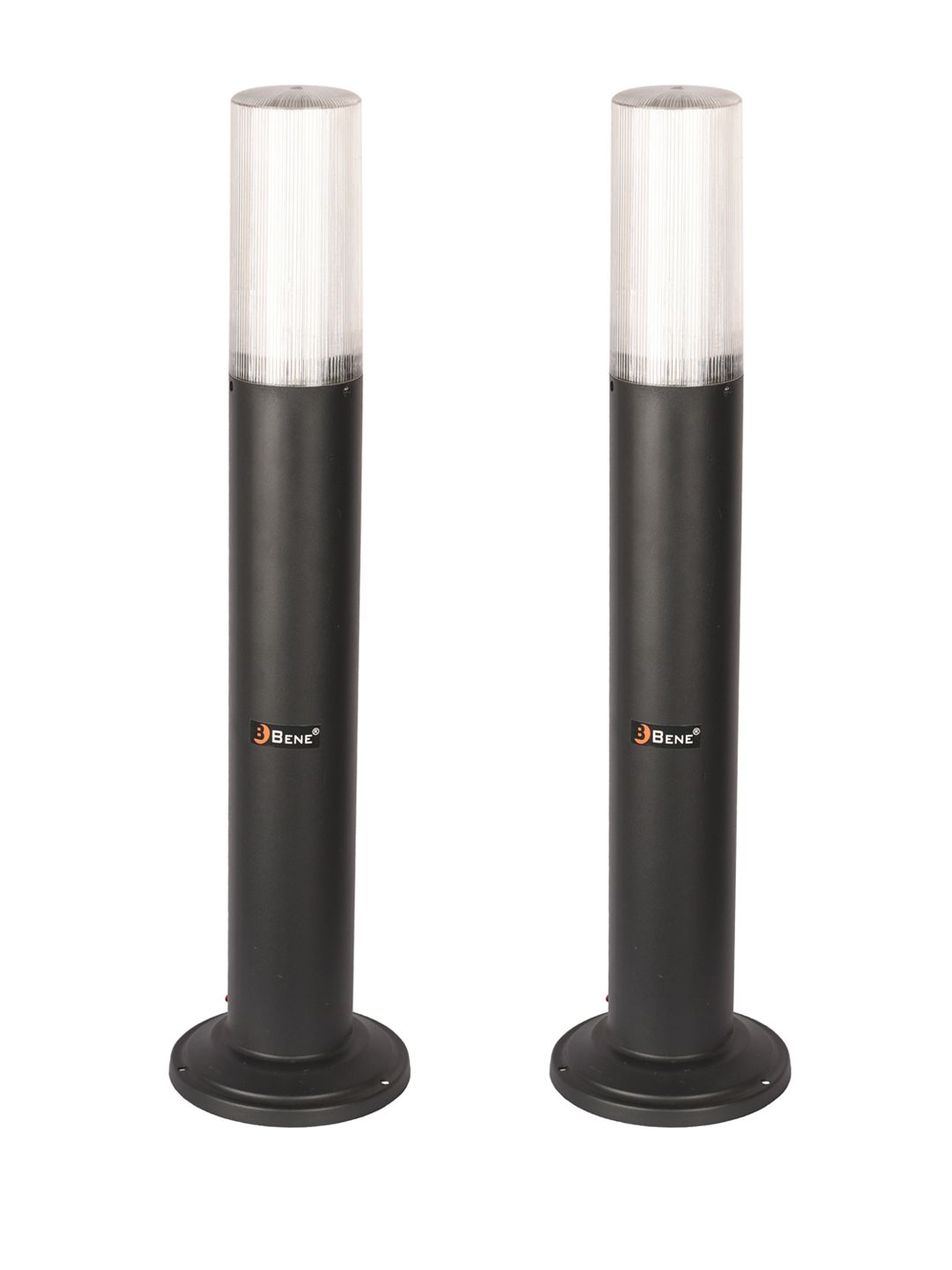 BENE Benjamin Bollard Black & White 2 Pieces Self Assembly Outdoor Lamps-picture-35