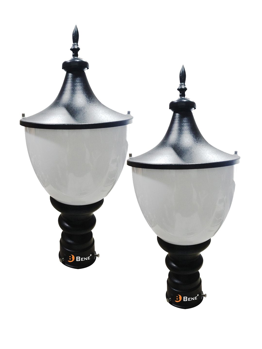 BENE Tzar Black & White 2 Piece Self Assembly Semi Sphere Outdoor Lamps-picture-17