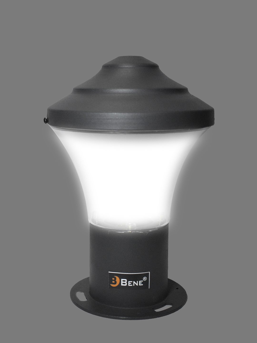 BENE Fume Grey 2 Pieces Aluminium Abstract Shaped Waterproof Outdoor Lamp-picture-51