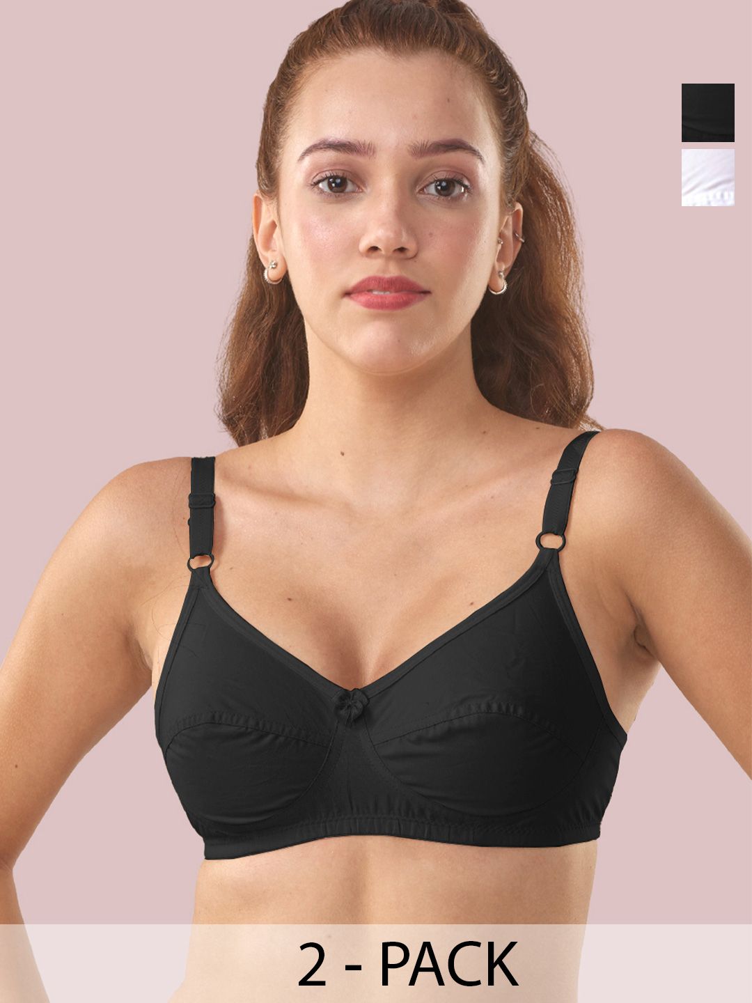 LUX VENUS Pack Of 2 Full Coverage Cotton Bra