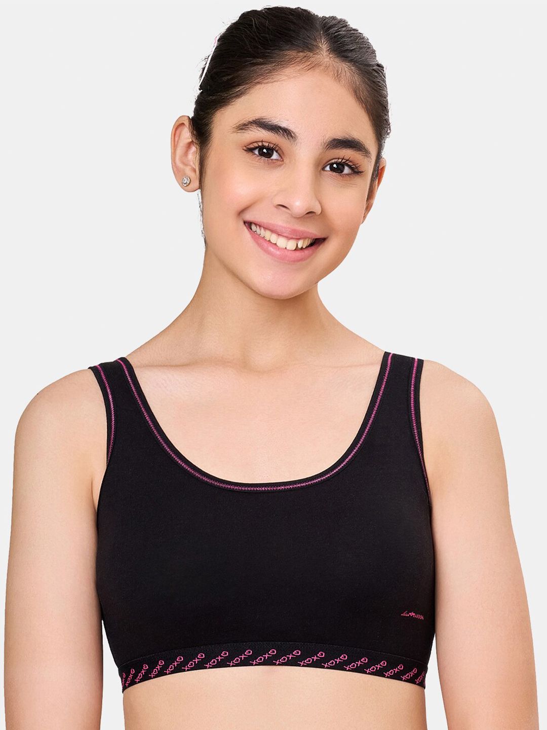 MAROON Girls Printed Non-Padded Cotton Beginners Bra - Full Coverage-image-21