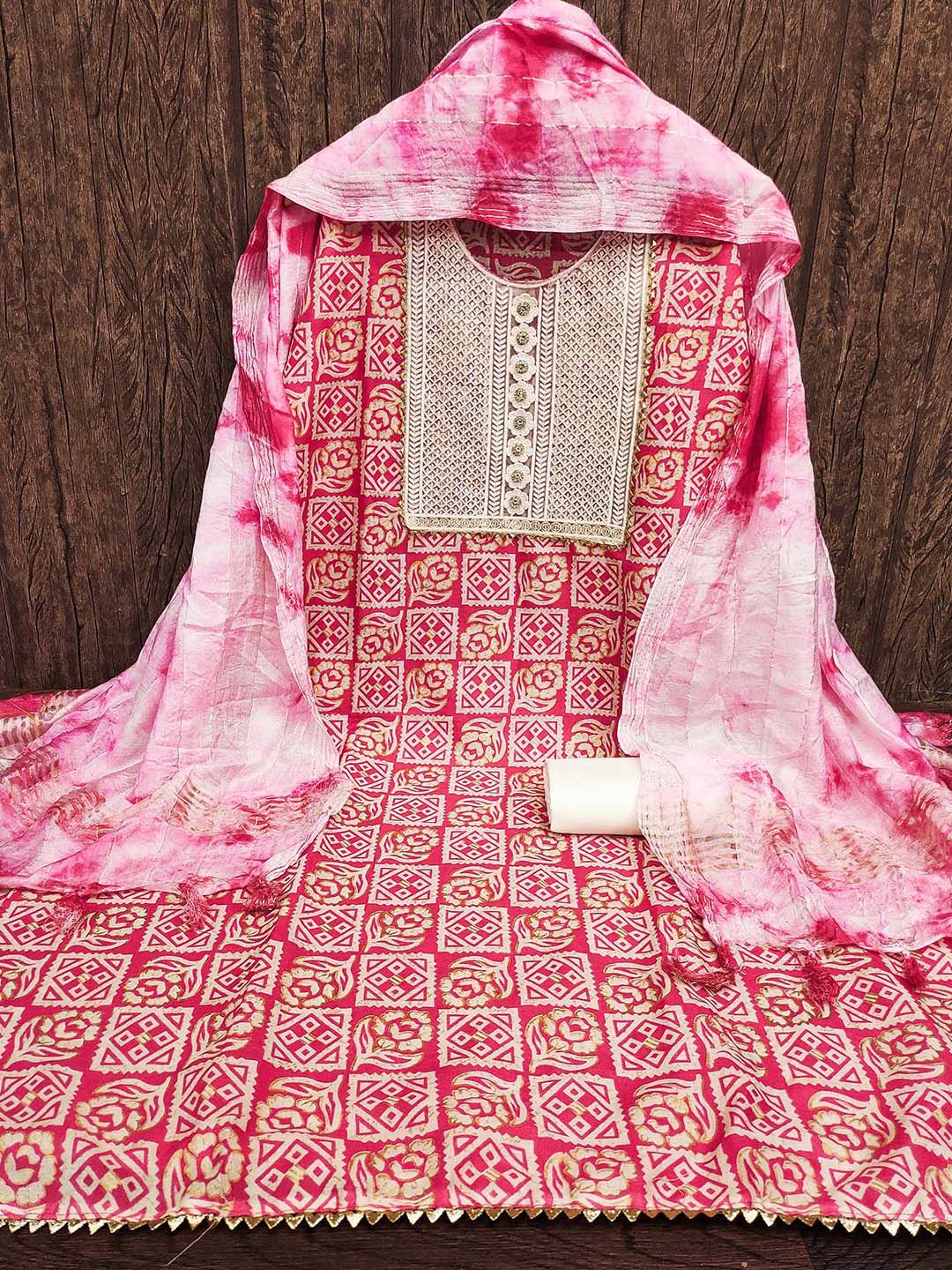 MANVAA Embroidered Unstitched Dress Material-picture-19