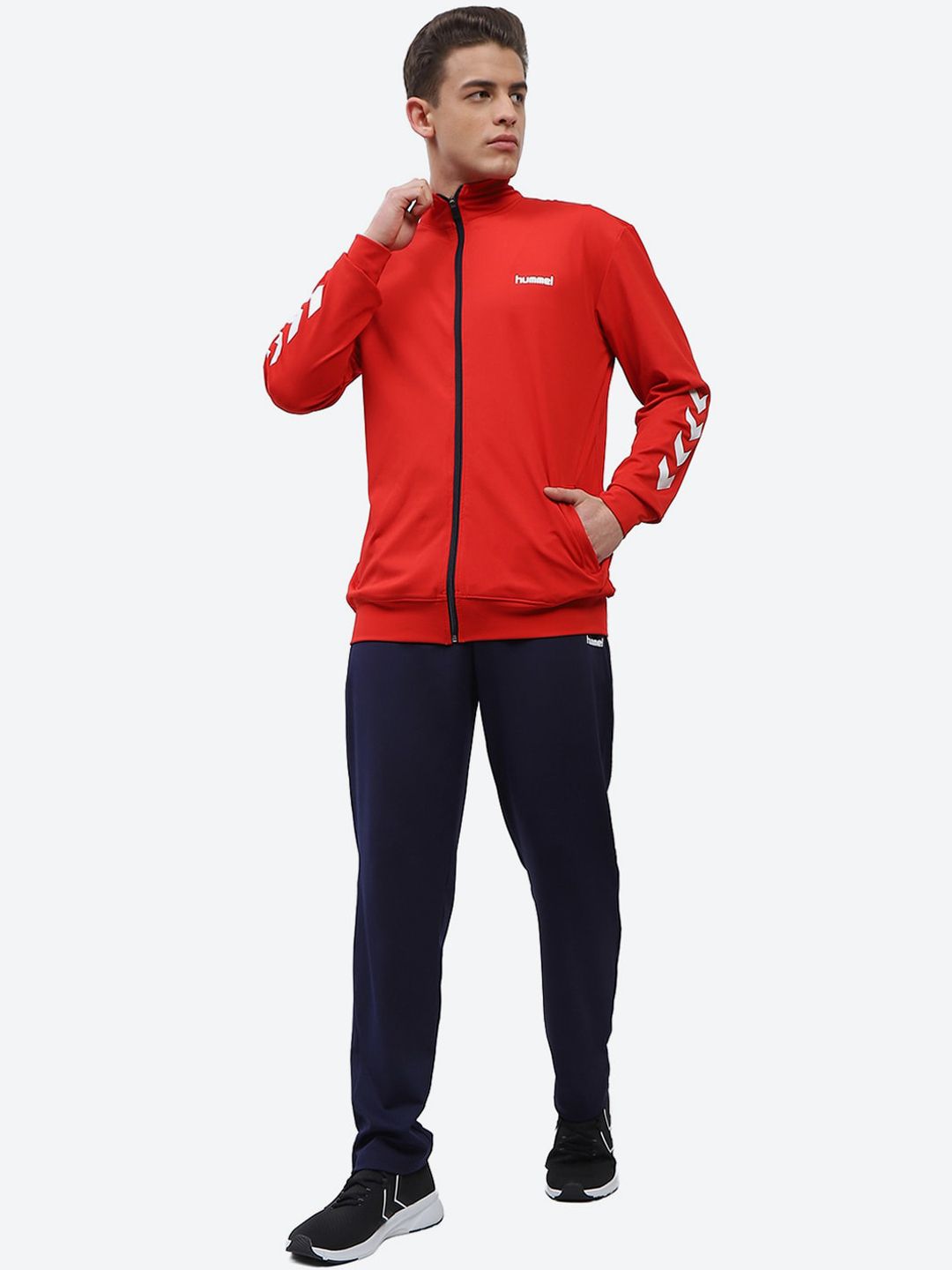 hummel Mock Collar Sports Tracksuit-picture-56