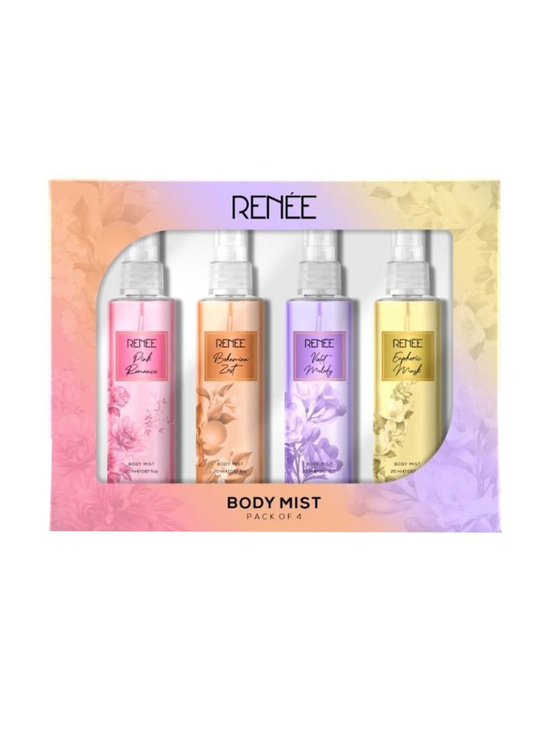 Renee Women Set of 4 Long Lasting Body Mist - 20 ml each-picture-39