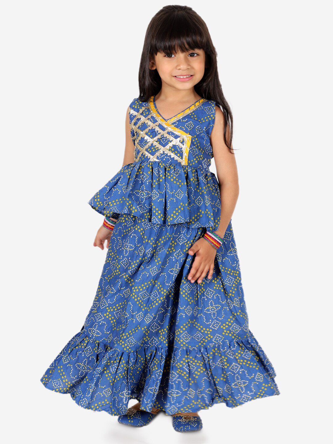 BownBee Girls Printed Ready to Wear Lehenga & Choli-picture-25
