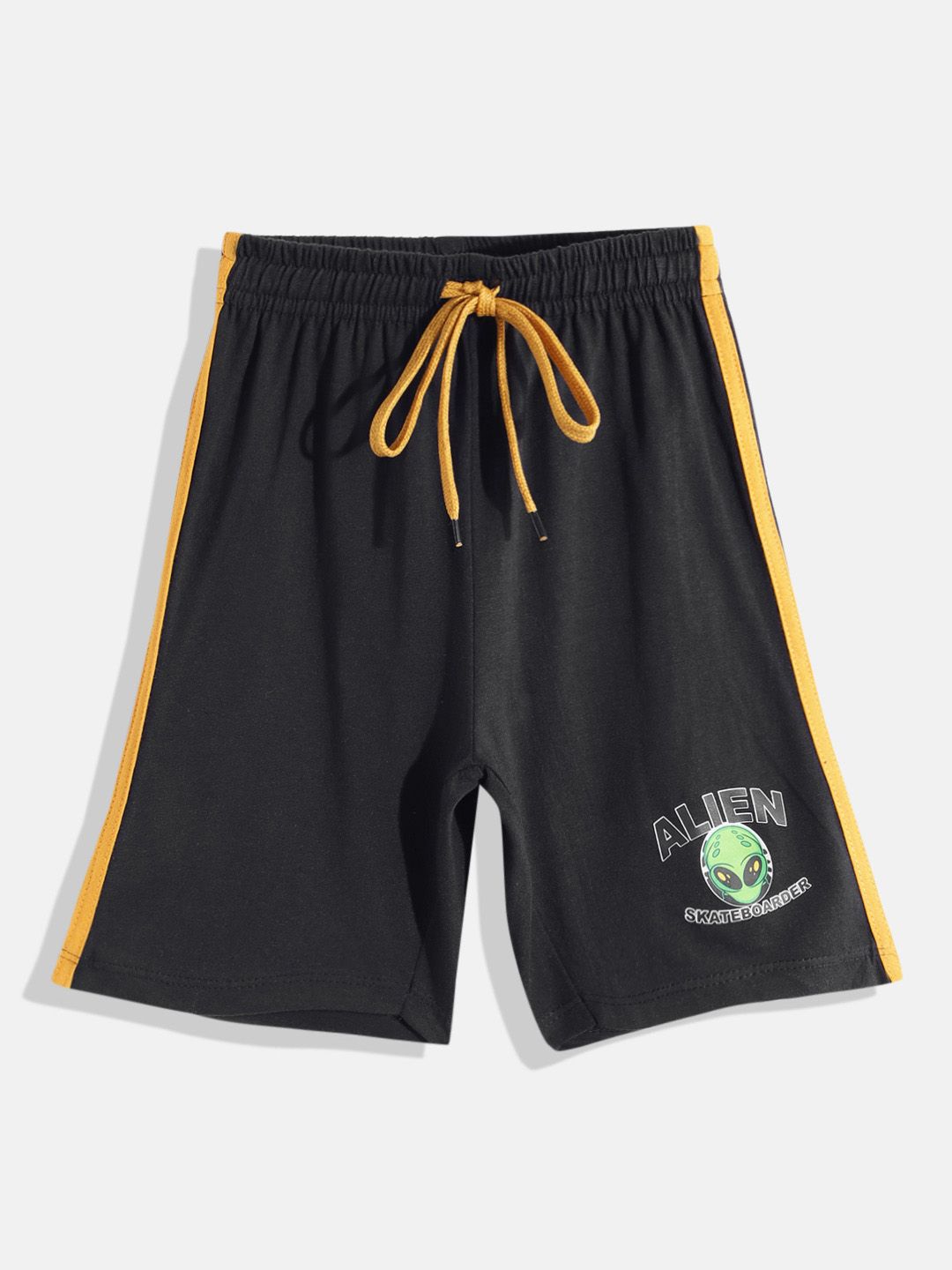 Eteenz Boys Premium Cotton Typography Printed Detail Regular Shorts-picture-53