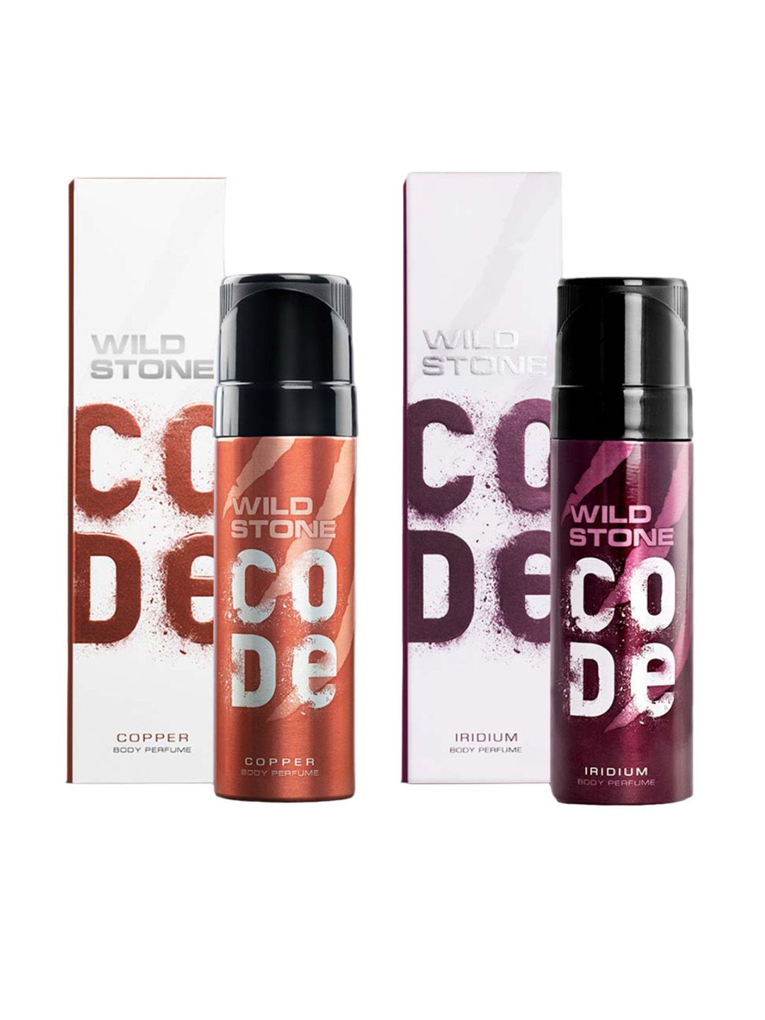 Wild stone Men Set of Code Copper & Iridium Long Lasting Body Deodorant - 150 ml each-image-33