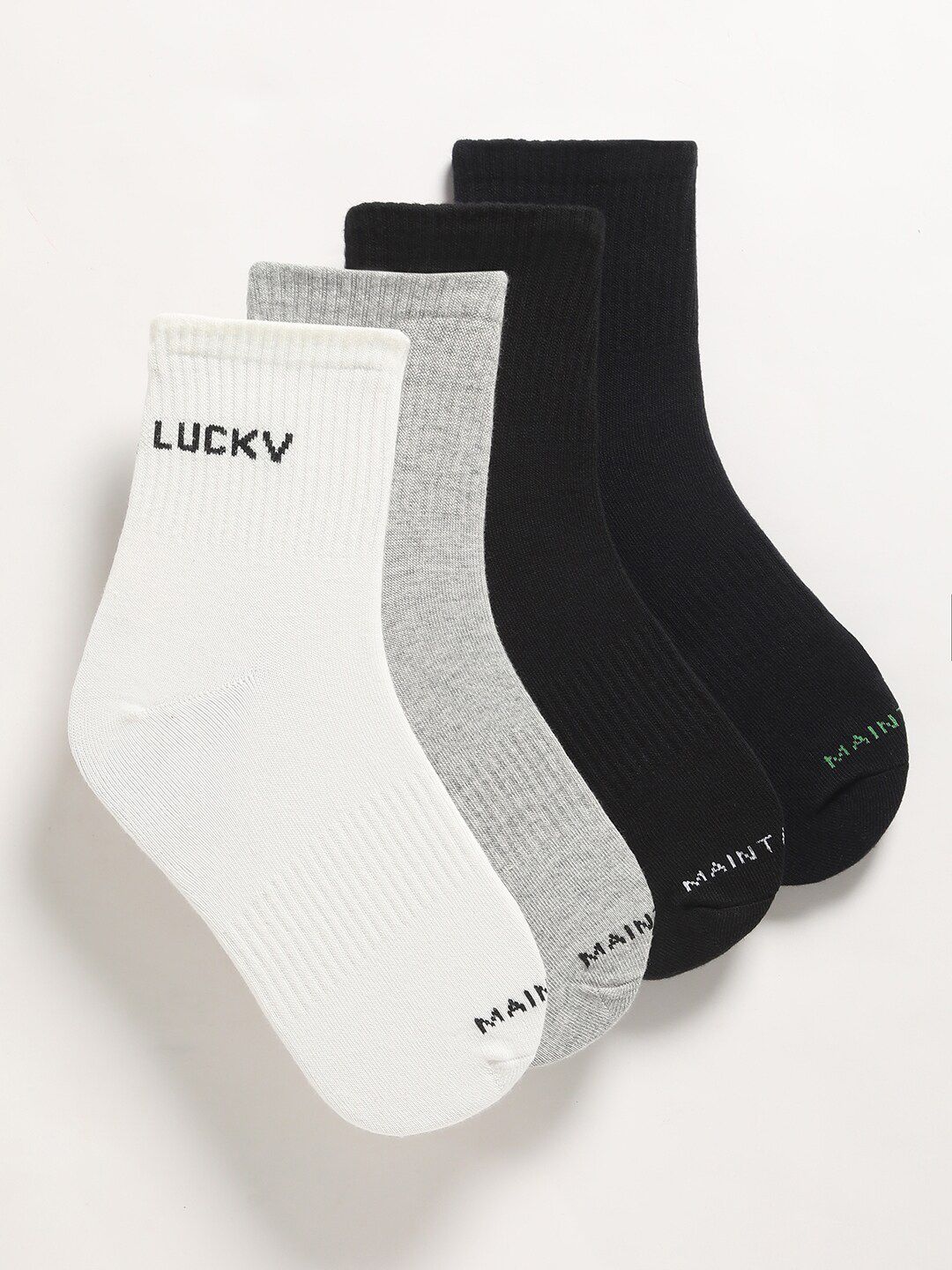 THE BEAR HOUSE Men Pack Of 4 Above Ankle-Length Cotton Socks-picture-22