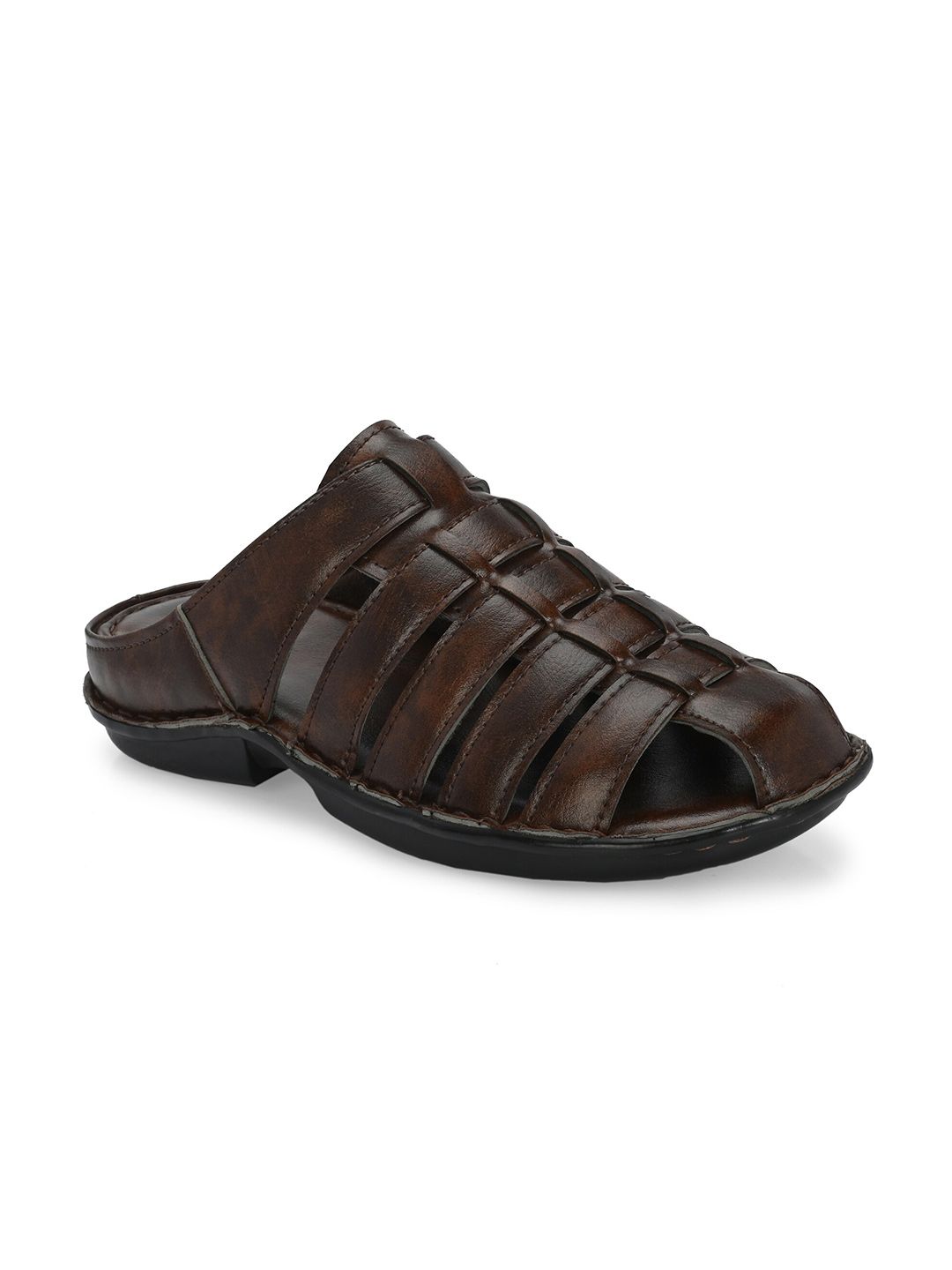 Azzaro Black Men Comfort Sandals-picture-13