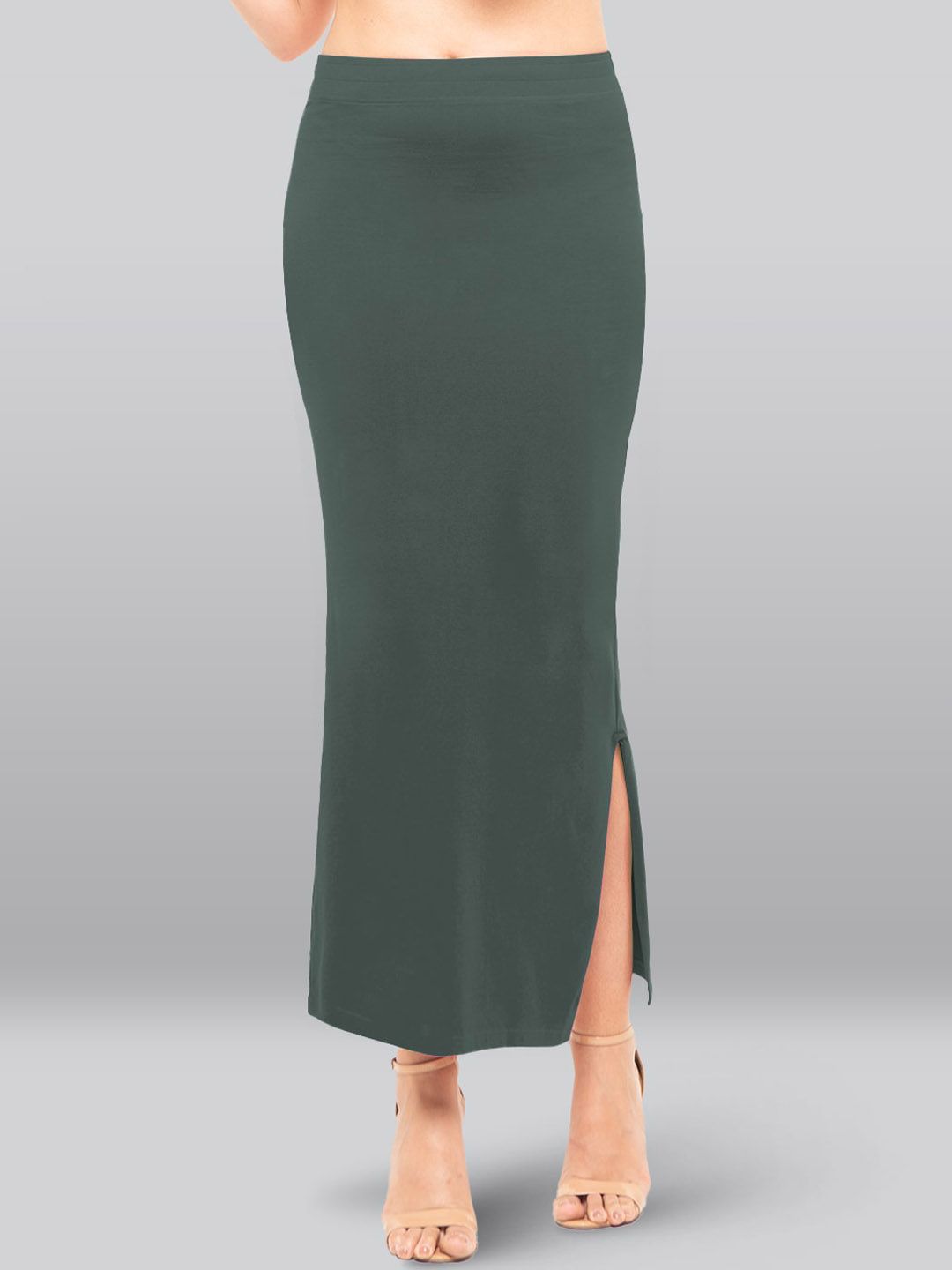 LYRA Snug Fit Cotton Saree Shapewear With Inner Drawstring-picture-41