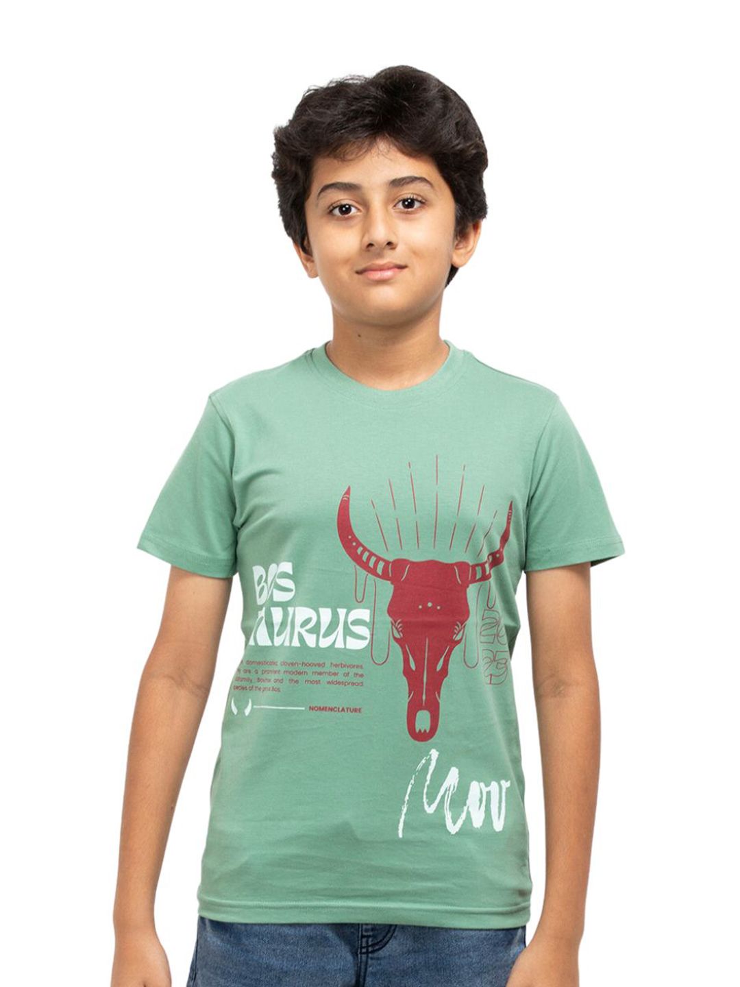 BAESD Boys Graphic Printed Round Neck Pure Cotton T-shirt-picture-13