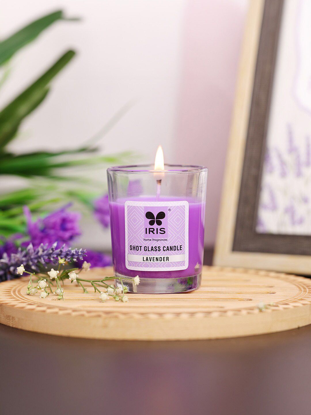 Iris Purple & Transparent Lavender Shot Glass candle-picture-41