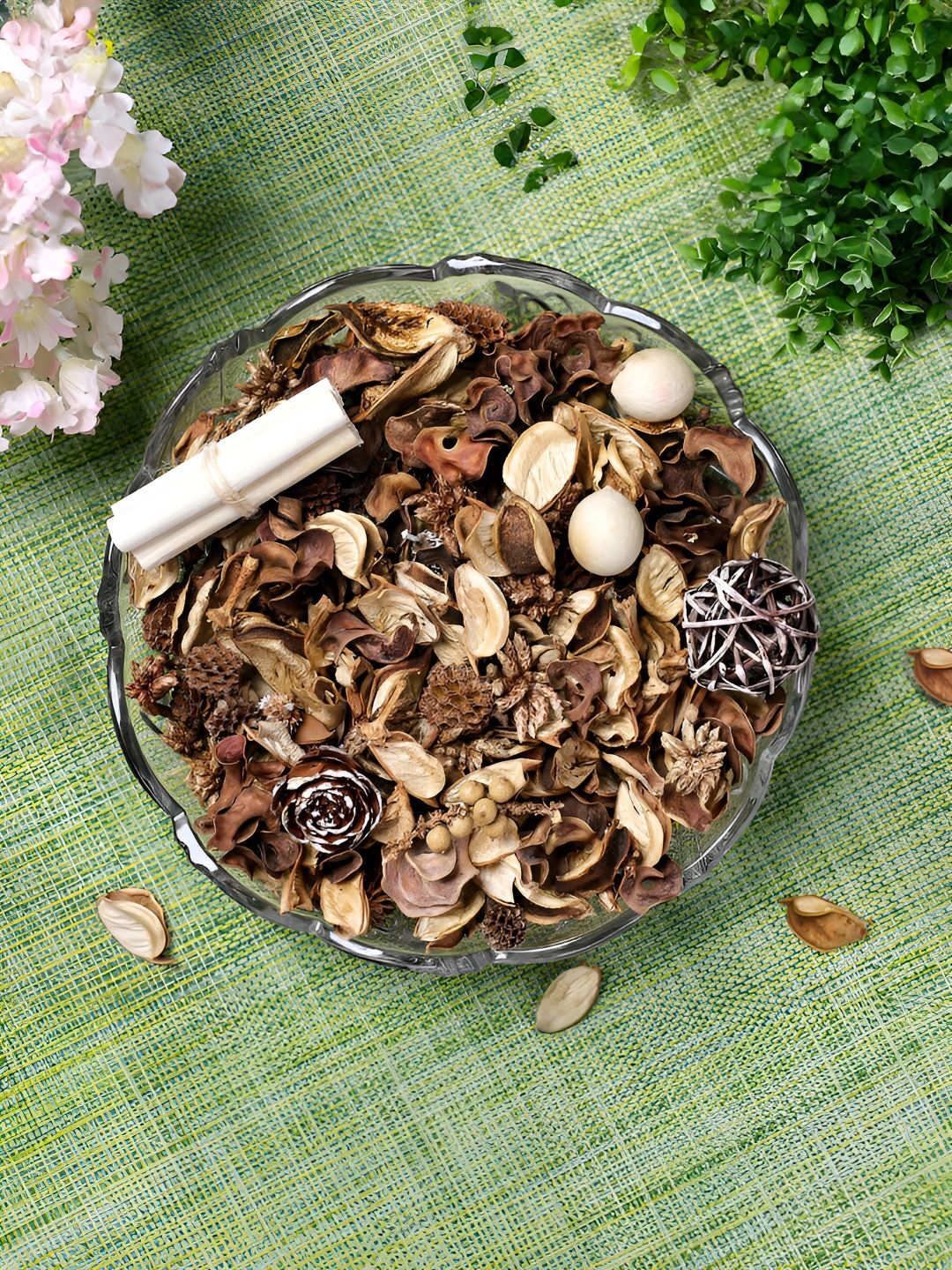 Iris 2 Pieces Floral Musk Potpourri Home Fragrances 140gm-image-2